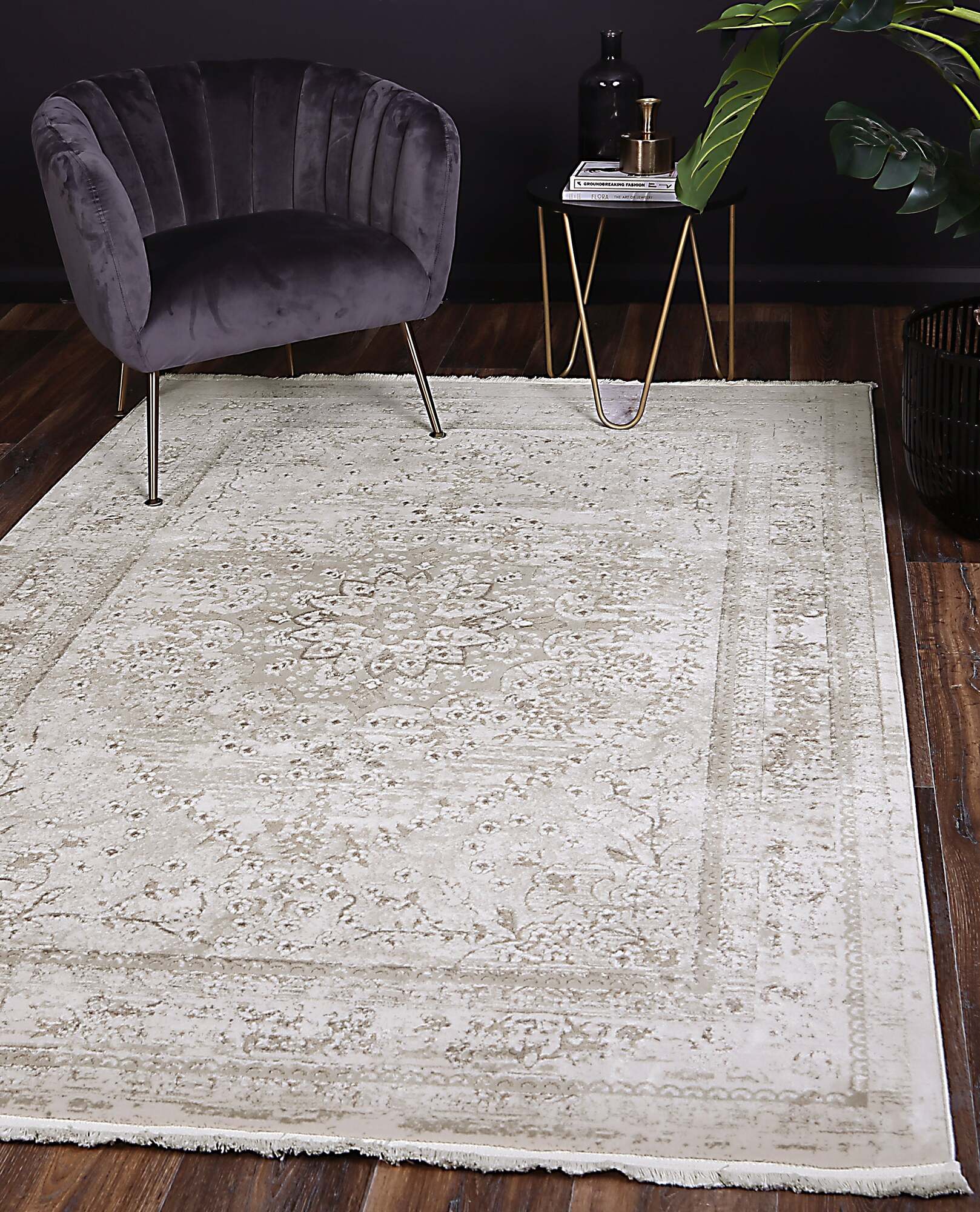 Bari Classic Floral Medallion Rug(Size 230 x 160cm)