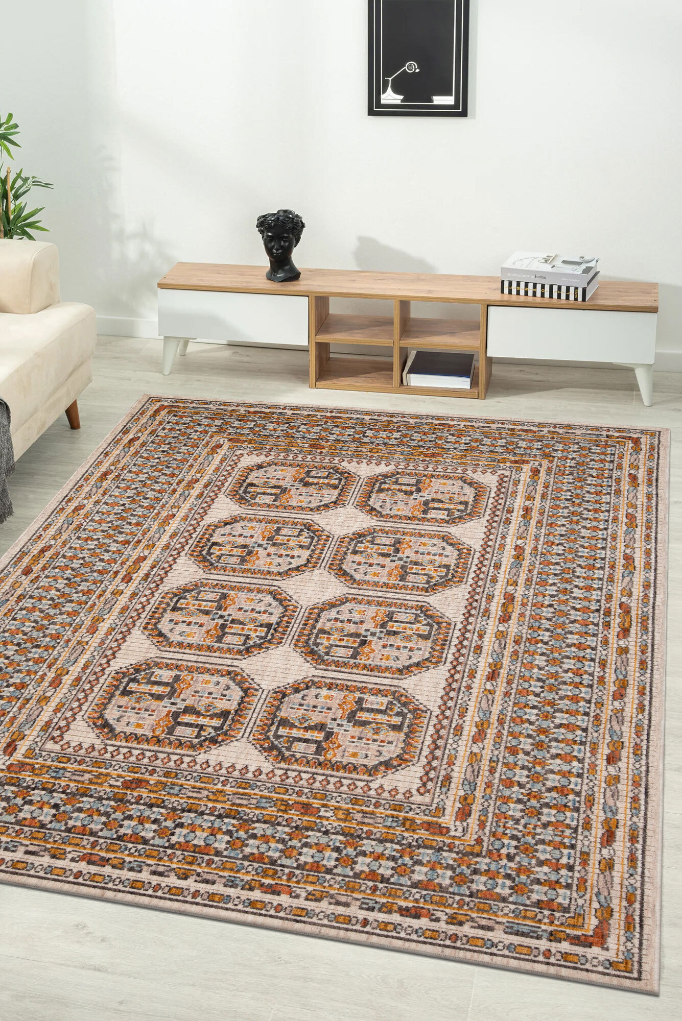 Large View Bokhara Traditional Wool Rug(Size 230 x 160cm)