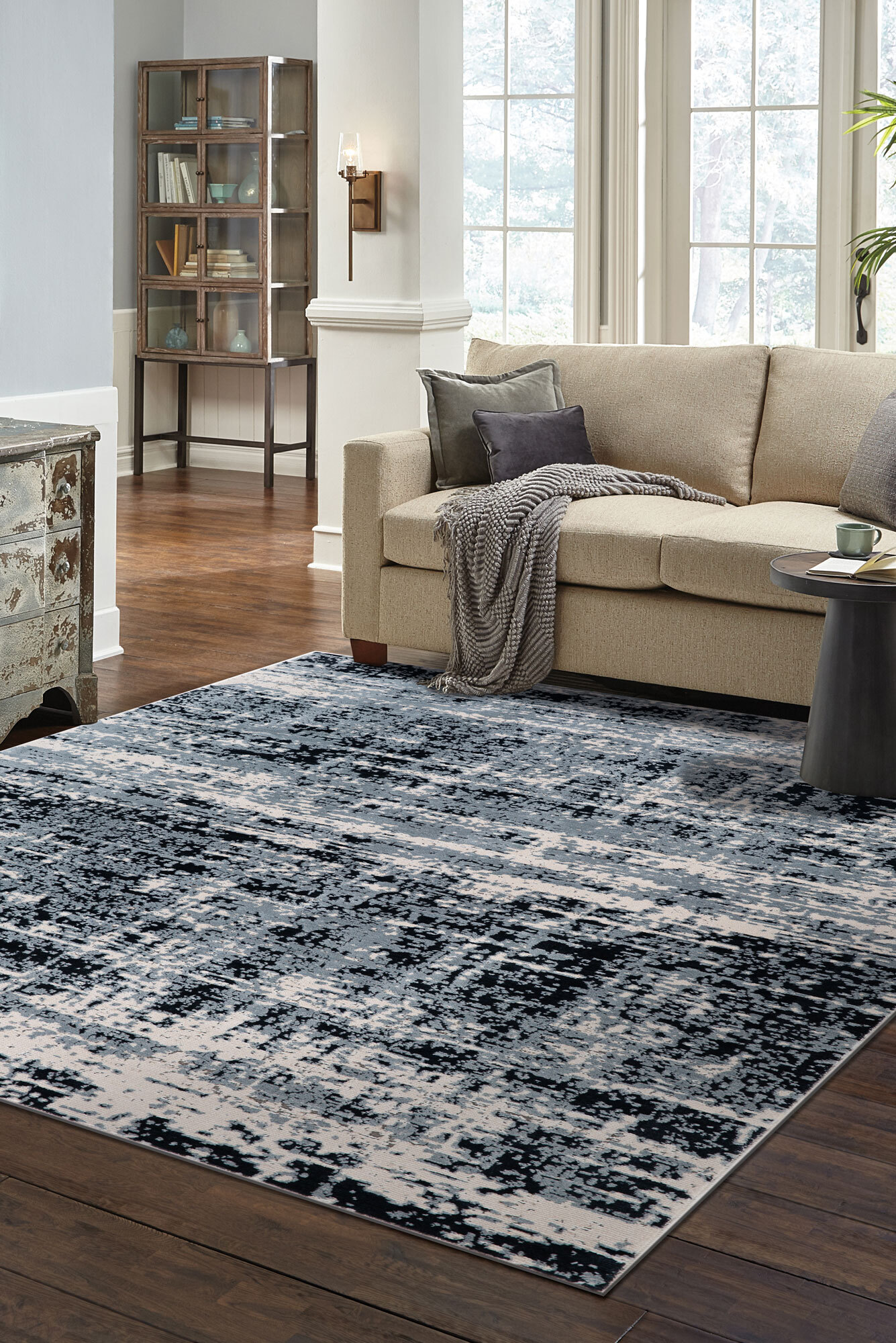 Billy Contemporary Abstract Rug(Size 170 x 120cm)