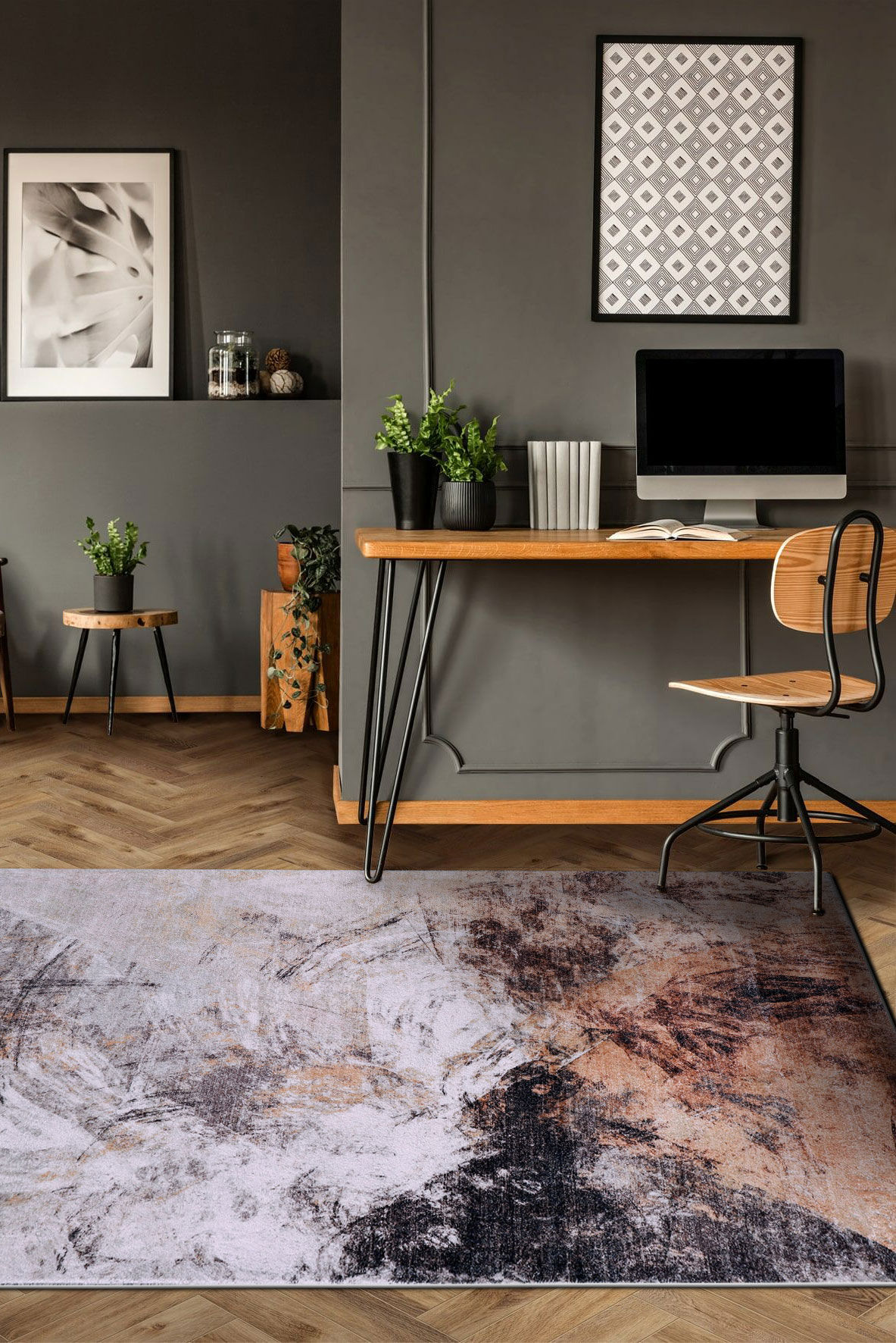 Cato Contemporary Abstract Rug(Size 230 x 160cm)