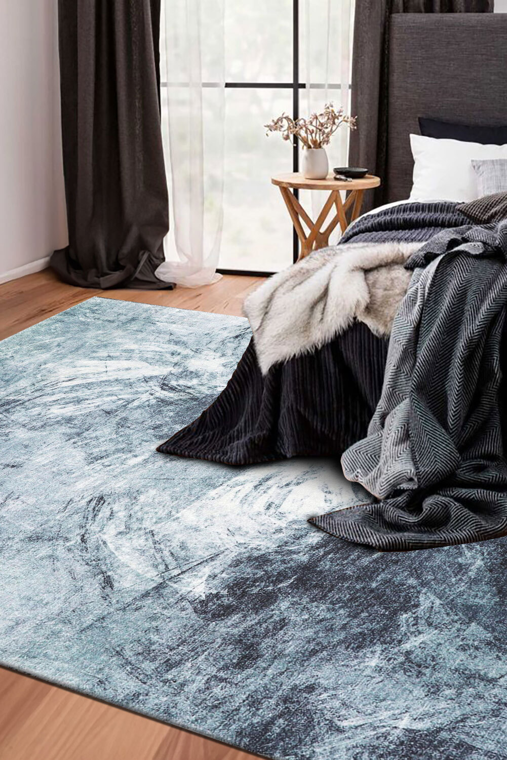 Large View Cato Contemporary Abstract Rug(Size 230 x 160cm)