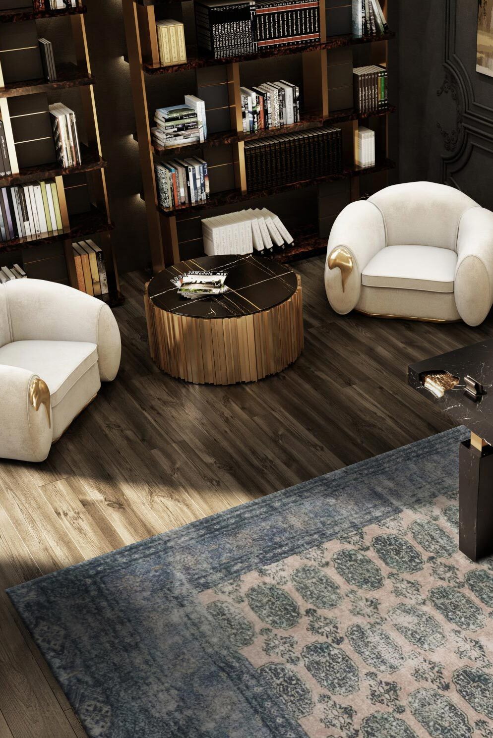 Large View Cato Traditional Geometric Rug(Size 230 x 160cm)