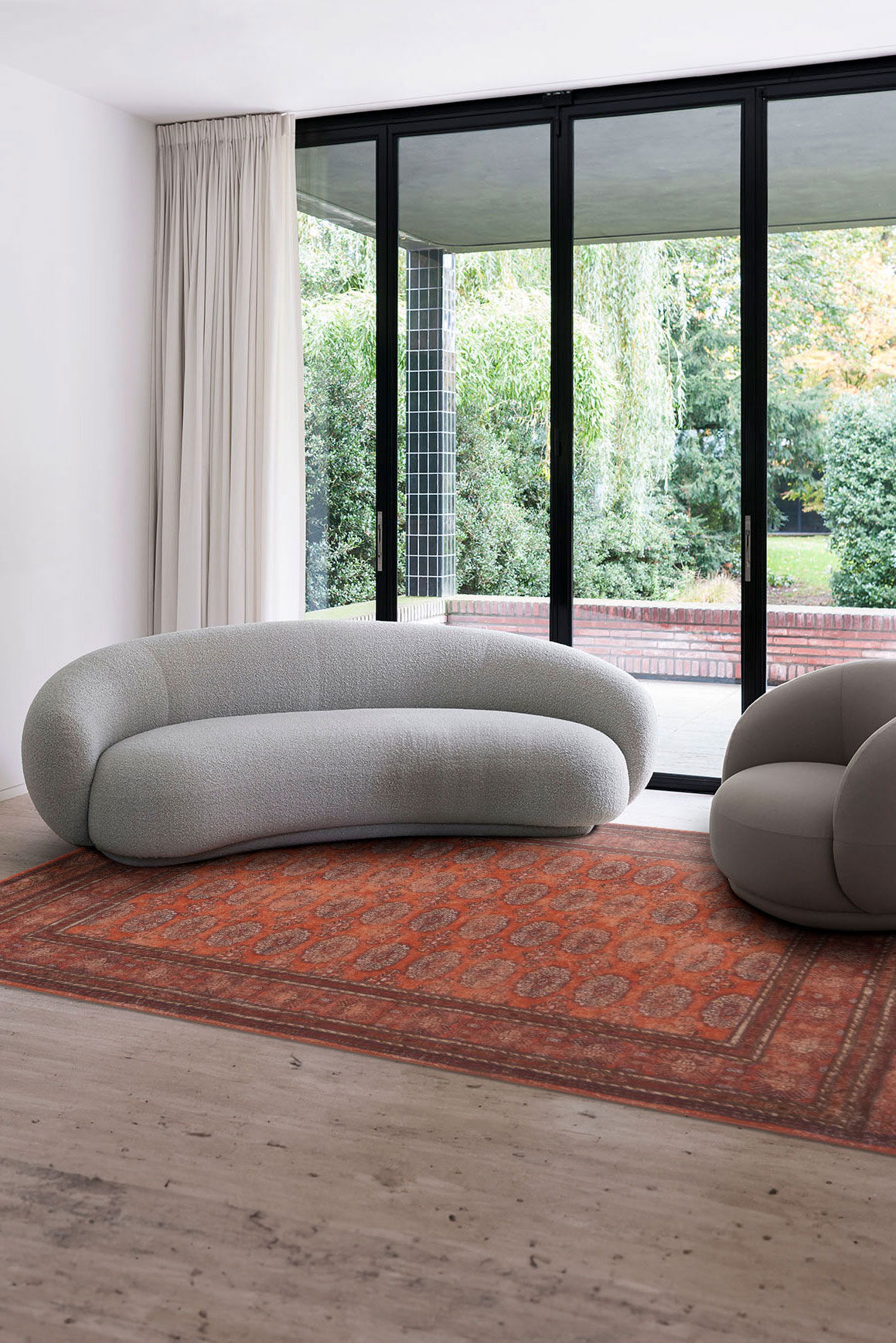 Large View Cato Traditional Geometric Rug(Size 230 x 160cm)