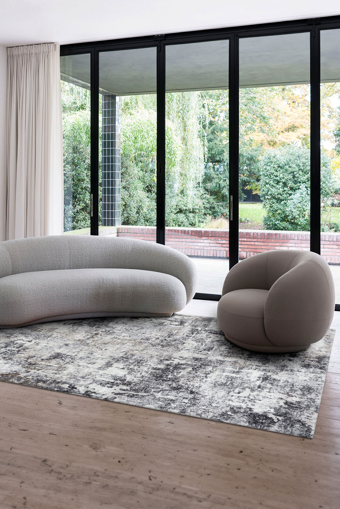 Large View Cato Contemporary Abstract Rug(Size 230 x 160cm)