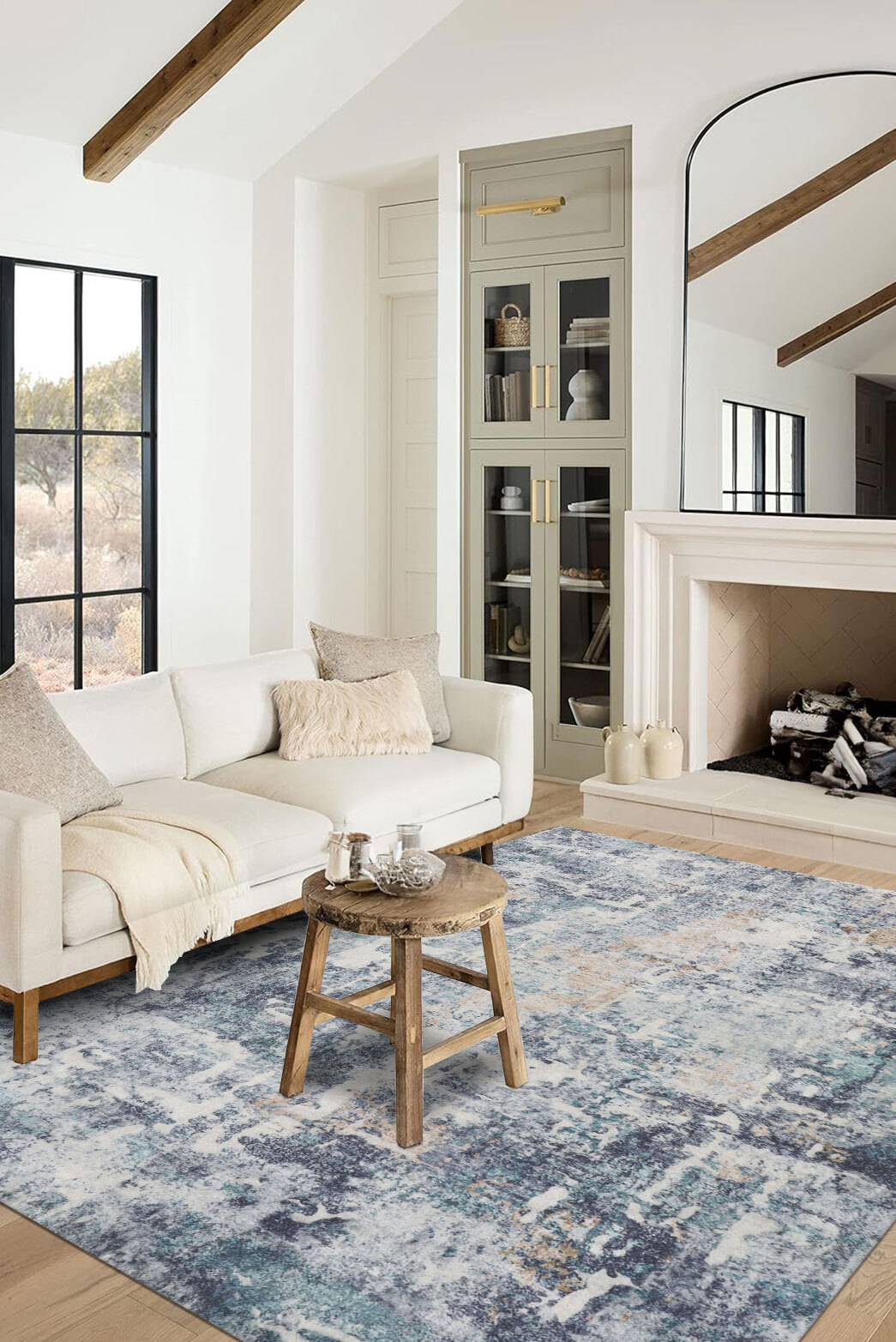Large View Cato Contemporary Abstract Rug(Size 230 x 160cm)