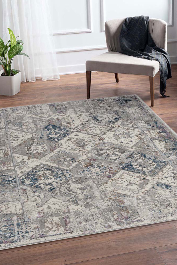 Large View Cade Classic Diamond Pattern Rug(Size 170 x 120cm)