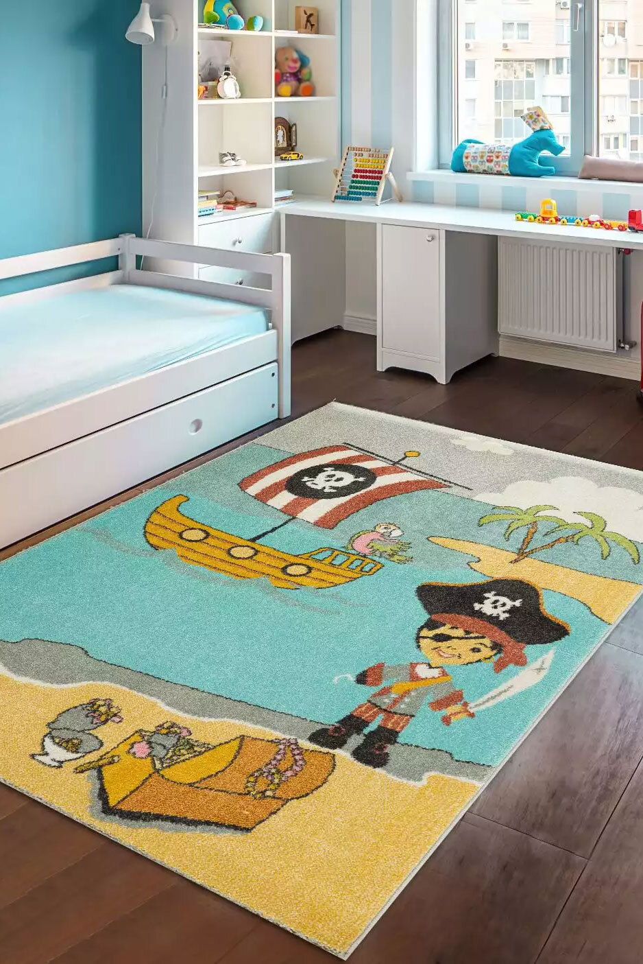 Candy Pirate Island Kids Rug(Size 170 x 120cm)