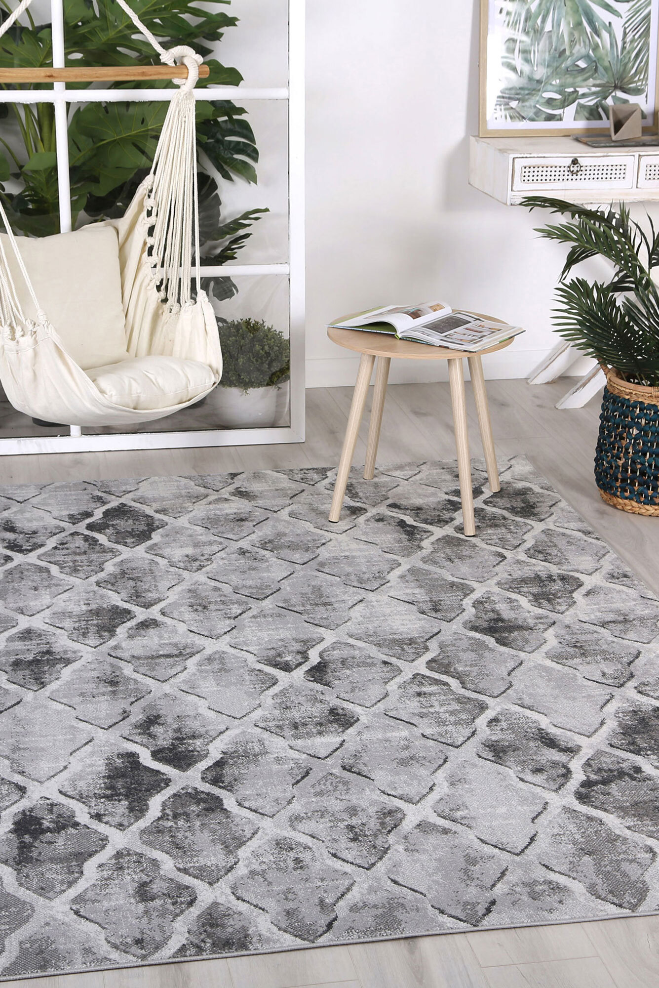 Casa Modern Trellis Rug(Size 230 x 160cm)