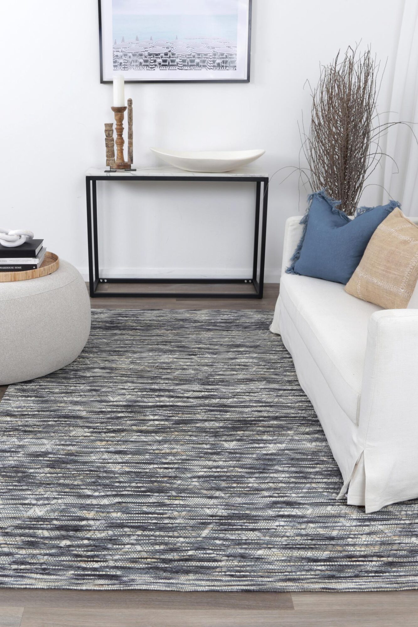 Large View Chea Geometric Wool Rug(Size 230 x 160cm)
