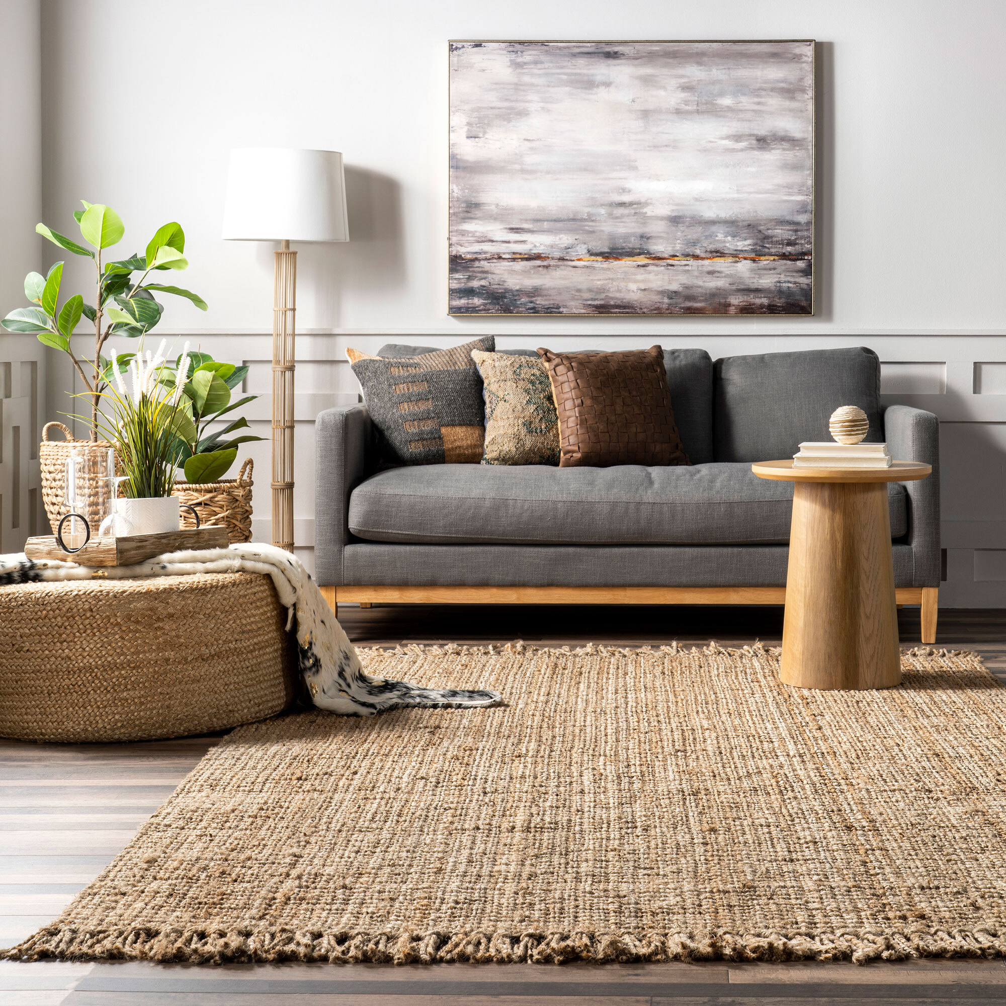 Jimmy Natural Jute Flatweave Rug