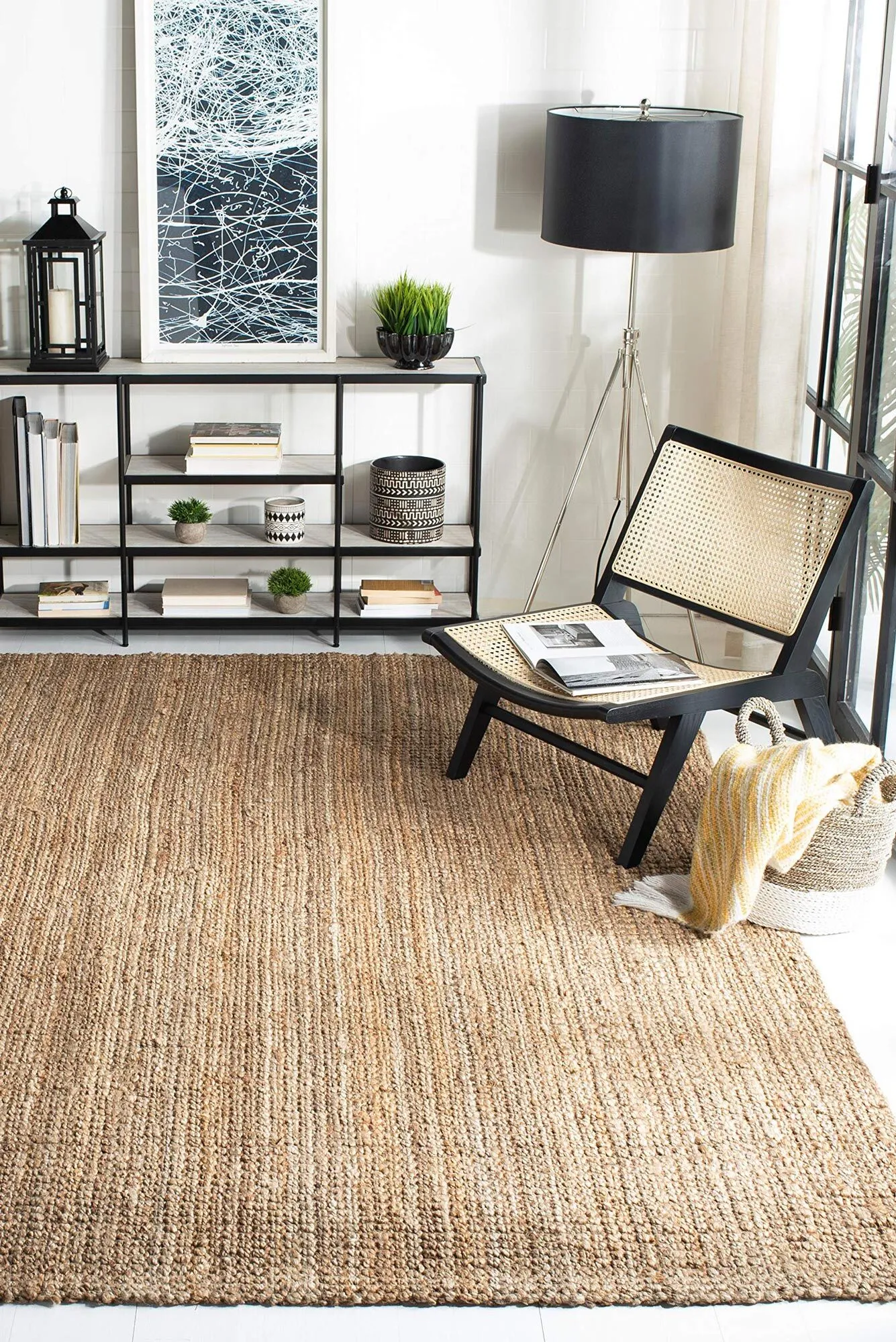 Johnny Jute Hand Woven Rug(Size 164 x 120cm)