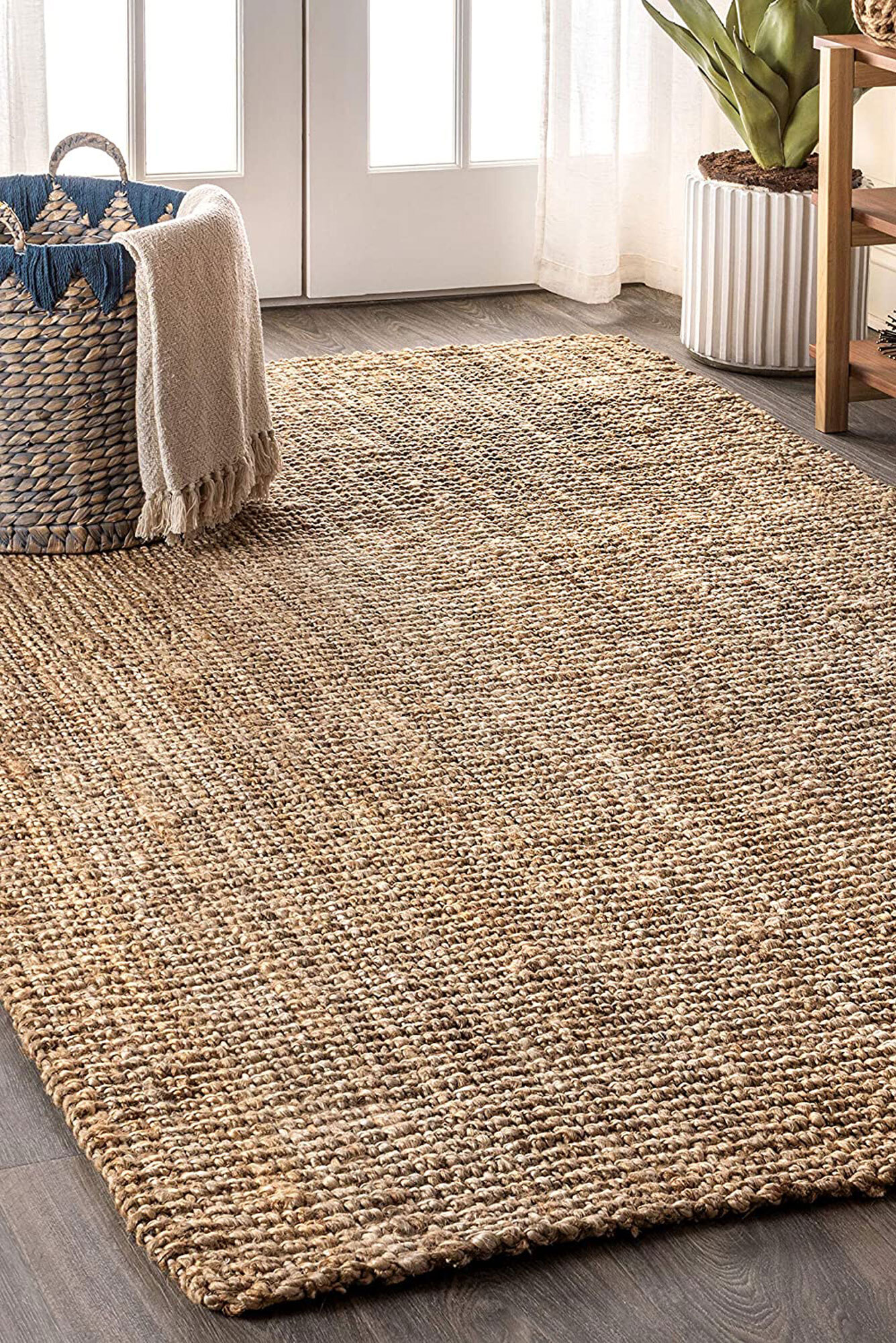 Johnny Jute Hand Woven Rug(Size 264 x 170cm)