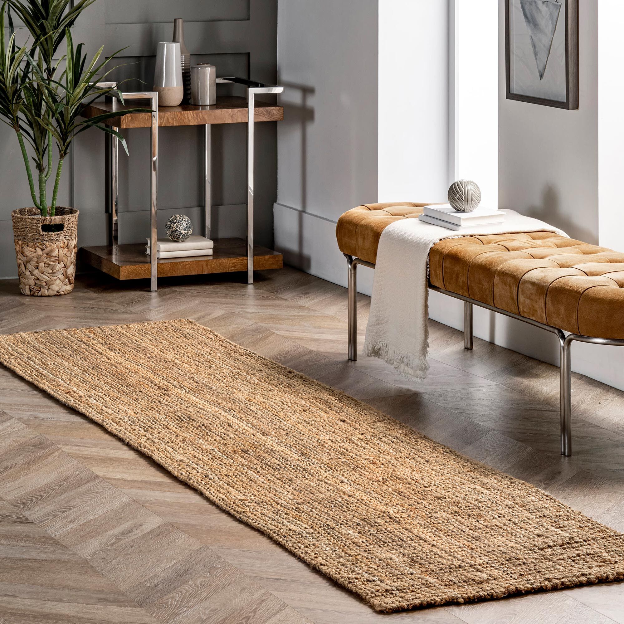 Large View Johnny Jute Hand Woven Rug