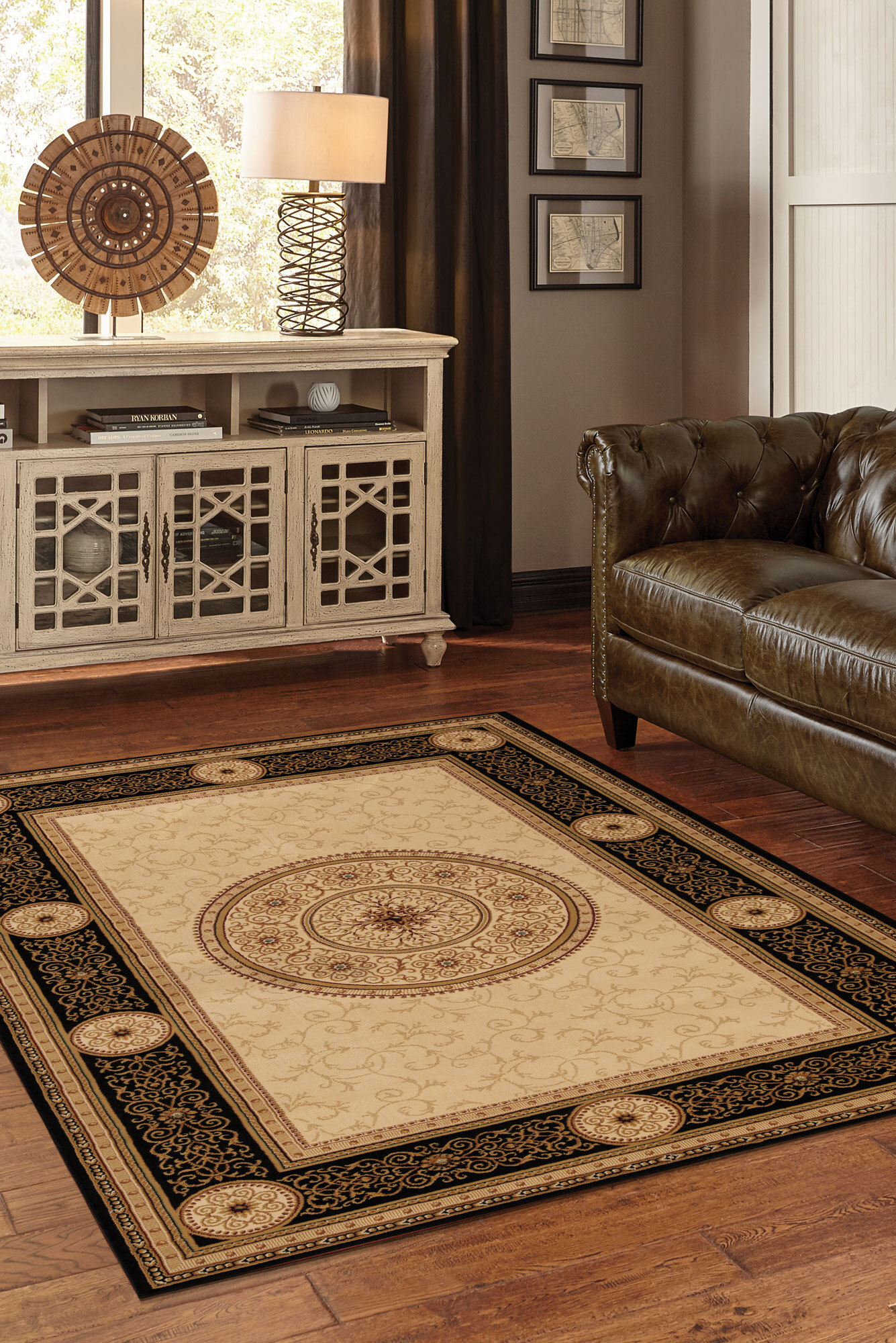 Cain Transitional Medallion Rug(Size 170 x 120cm)