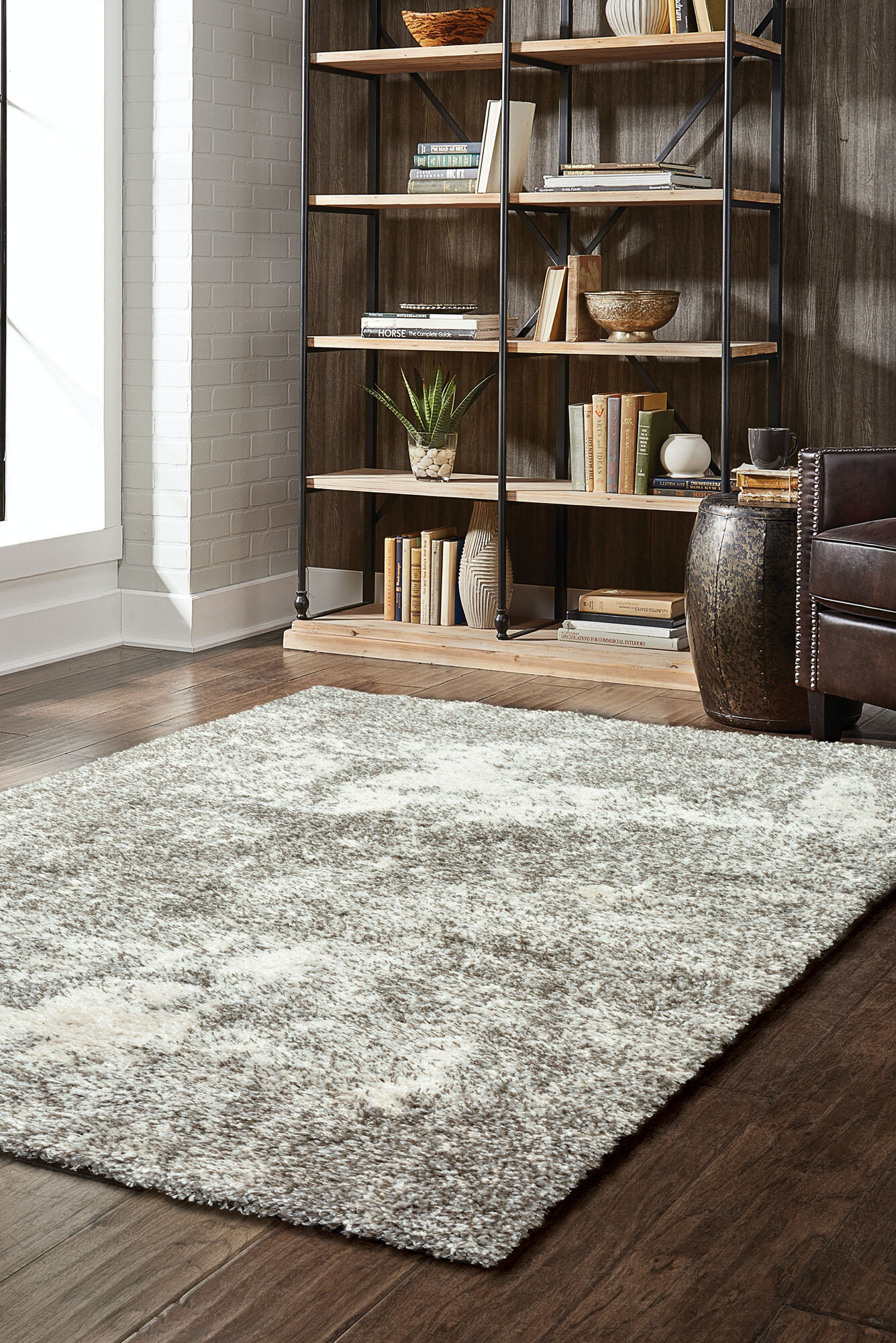 Ciro 2 Tone Shaggy Rug(Size 170 x 120cm)