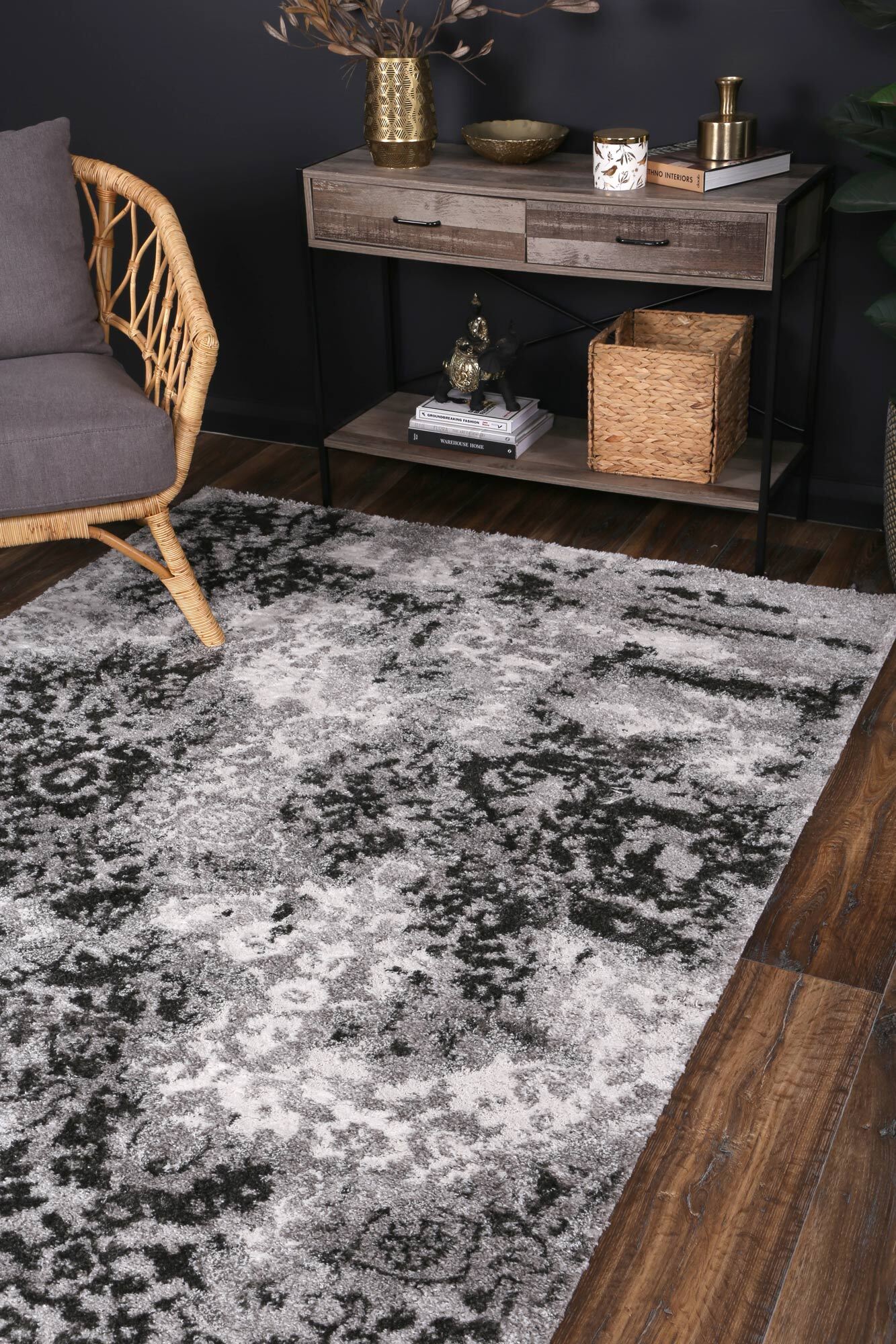 Large View Cole Contemporary Abstract Rug(Size 170 x 120cm)