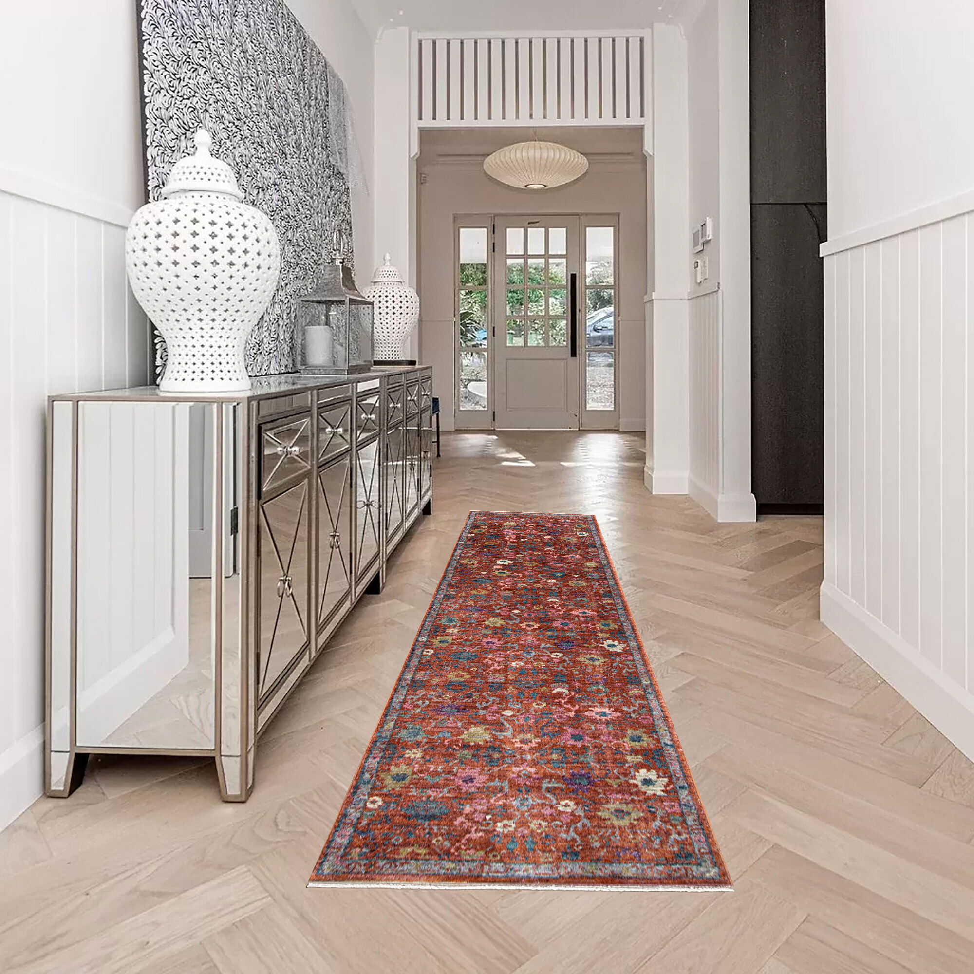 Large View Cora Traditional Floral Motif Rug