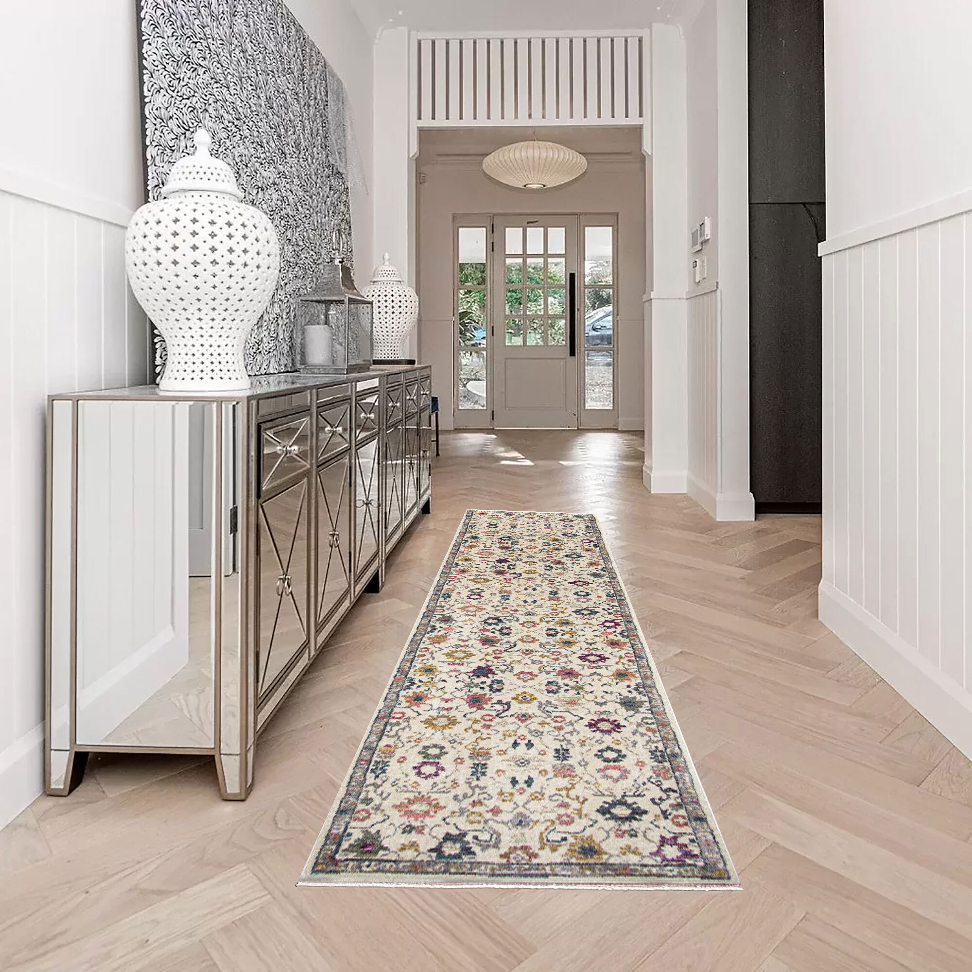 Large View Cora Traditional Floral Motif Rug