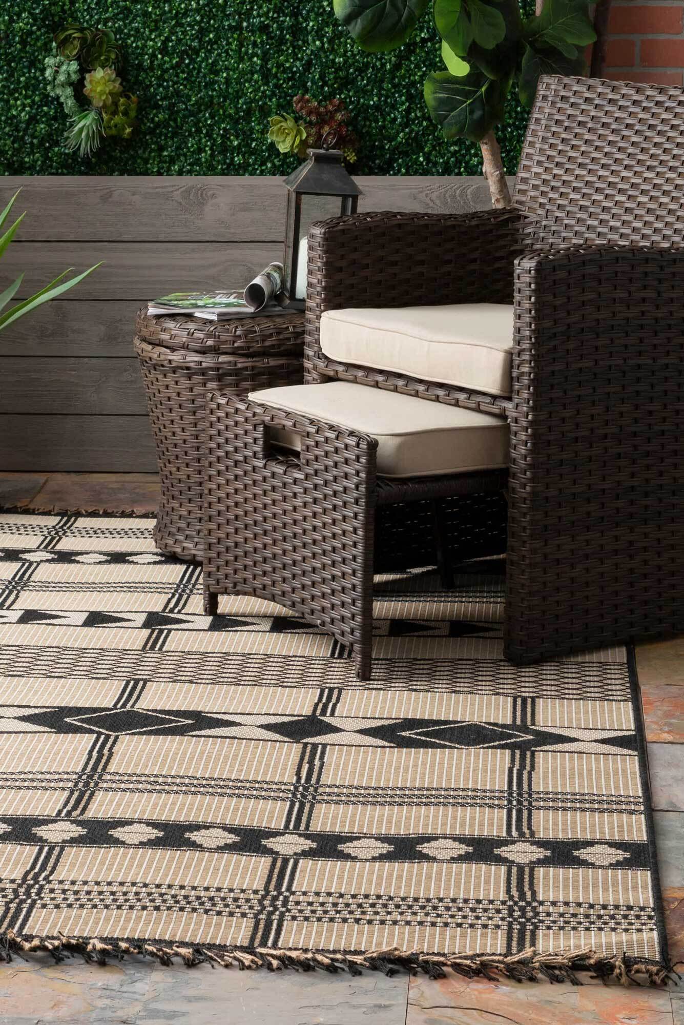 Carlo Flatweave Geometric Rug(Size 230 x 160cm)