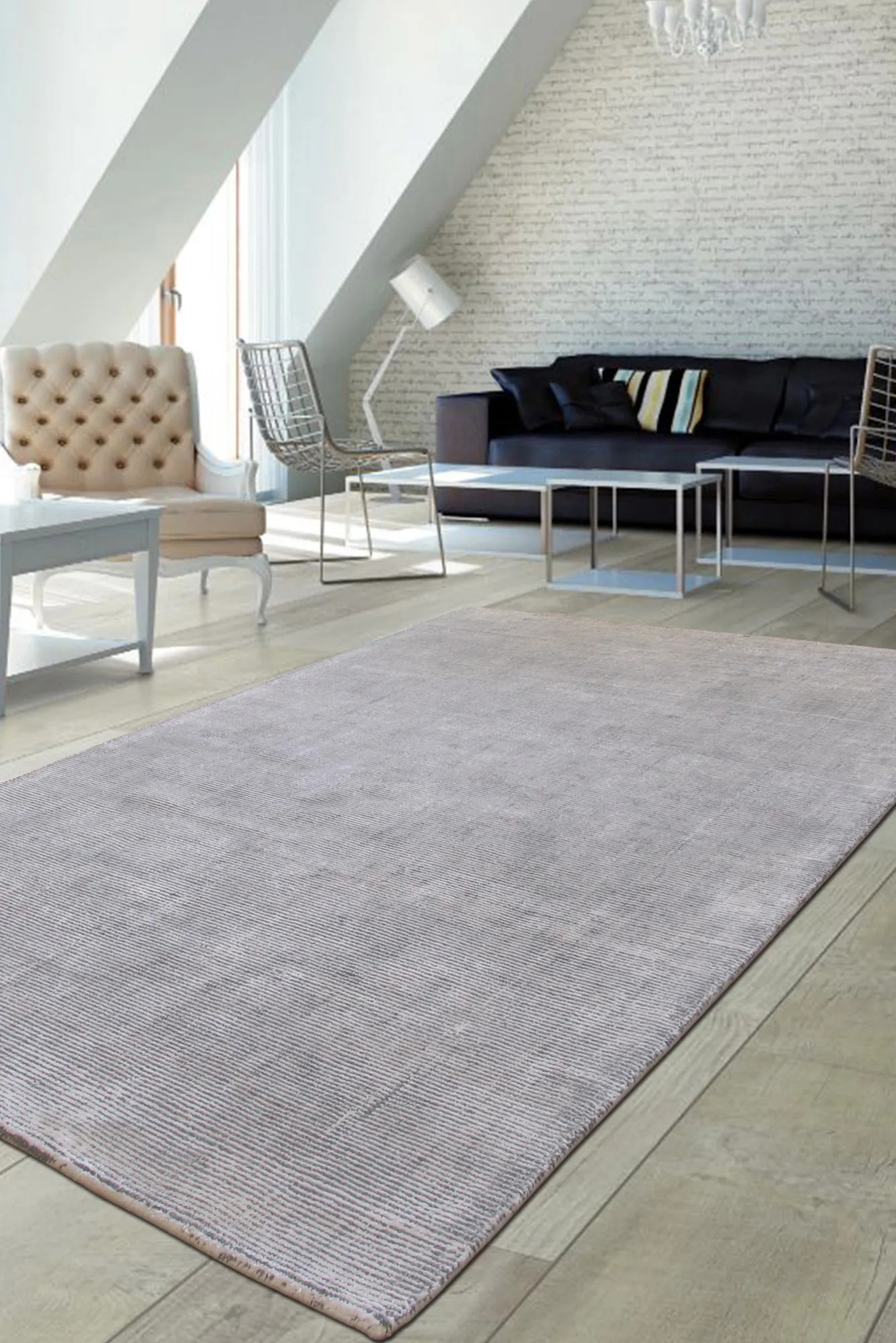 Calypso Plain Hand Loomed Rug(Size 220 x 150cm)