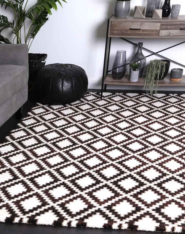 Large View Dale Moroccan Diamond Rug(Size 170 x 120cm)