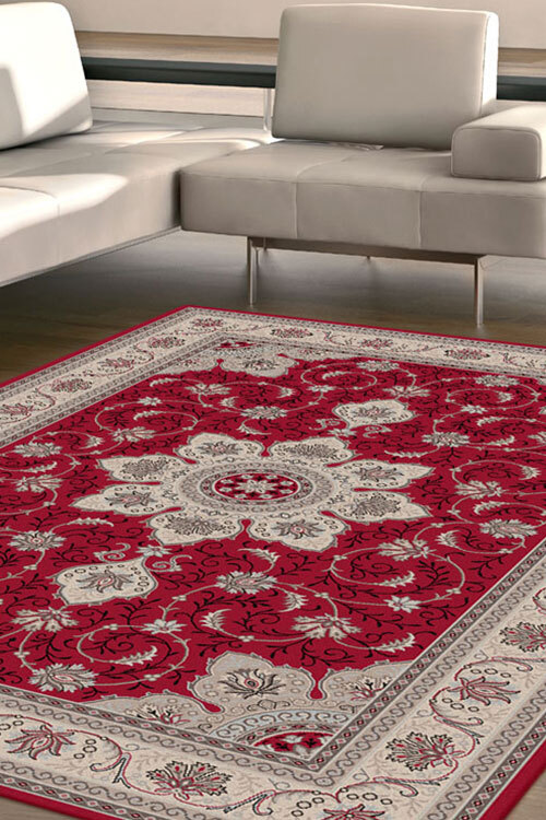 Dante Traditional Red Floral Rug(Size 400 x 300cm)