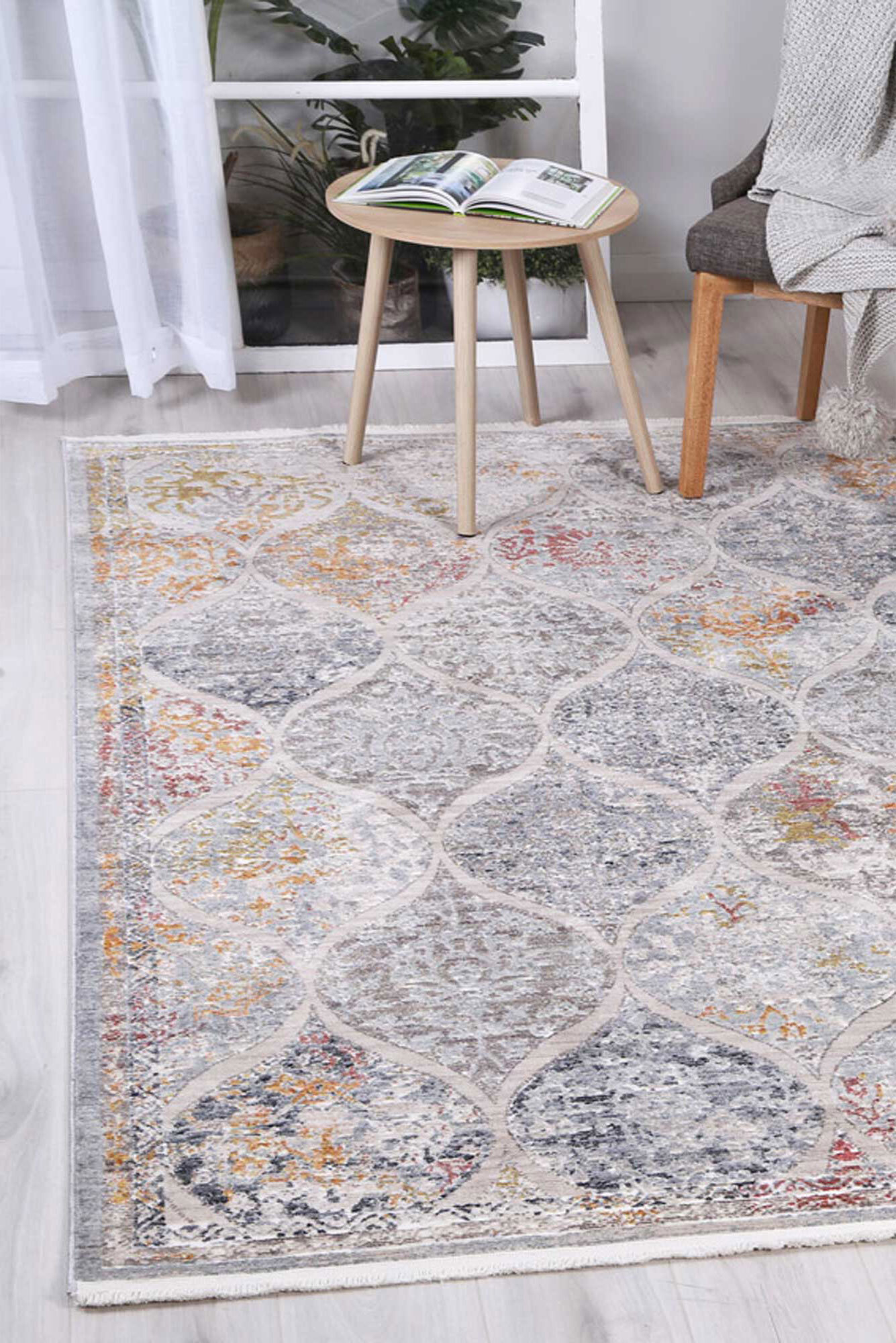 Darra Contemporary Trellis Rug(Size 180 x 120cm)