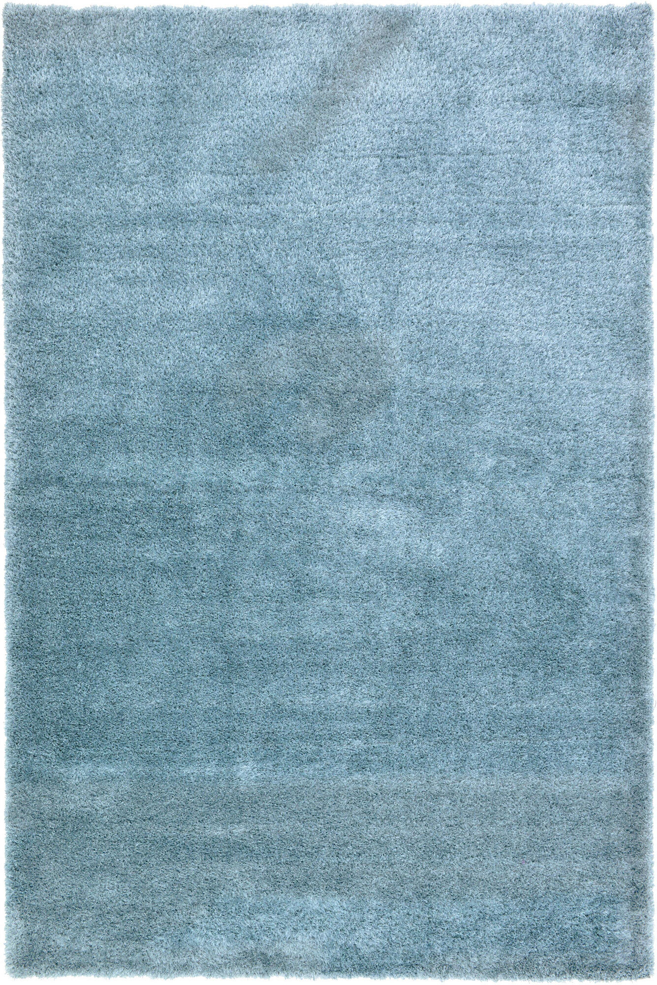 Large View Dream Plain Blue Shaggy Rug(Size 170 x 120cm)