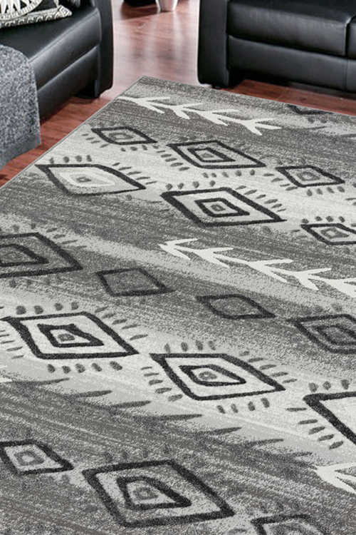 Dylan Contemporary Rug Grey Geometric Rugs Free Shipping
