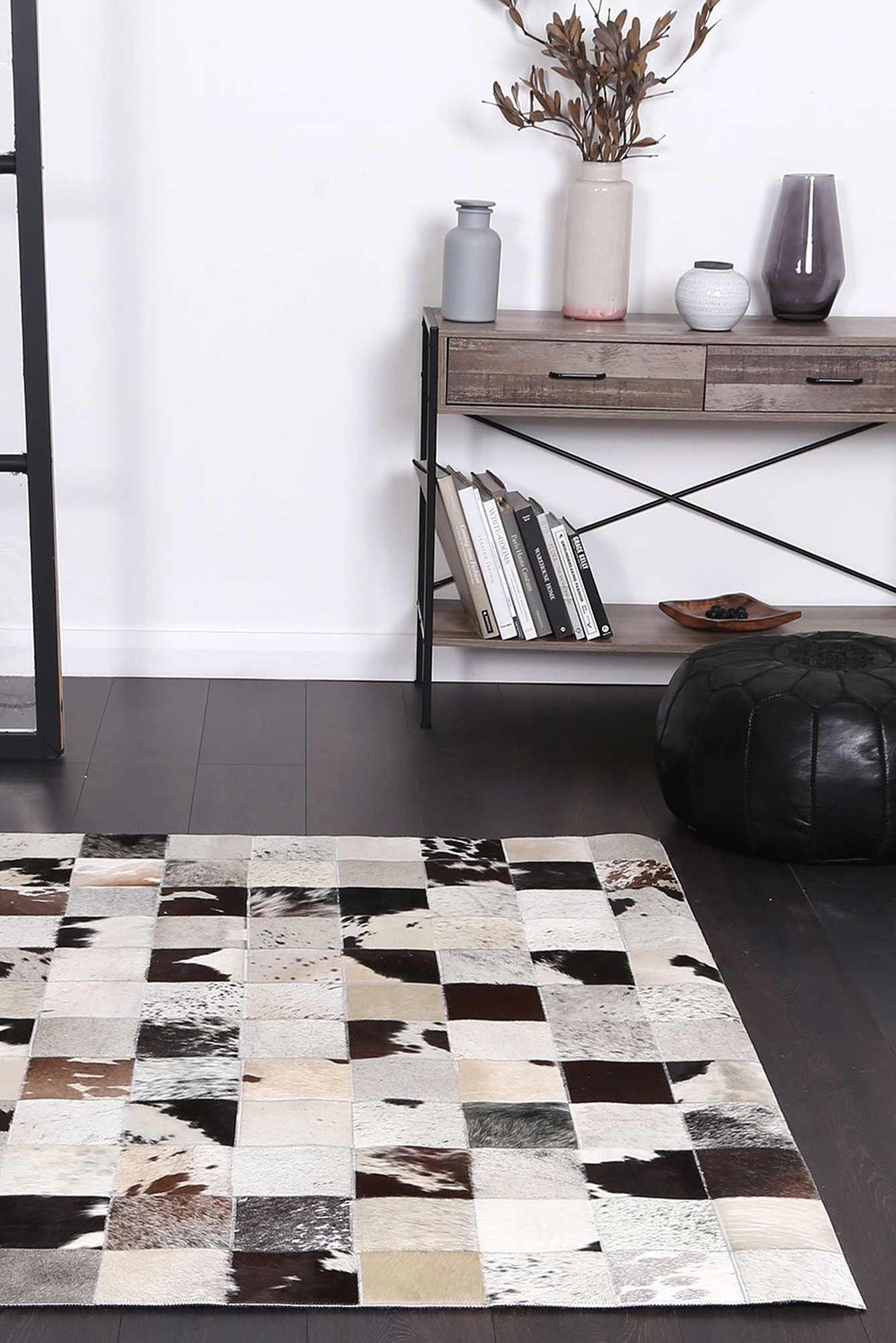 Elena Cow Hide Leather Rug(Size 230 x 160cm)