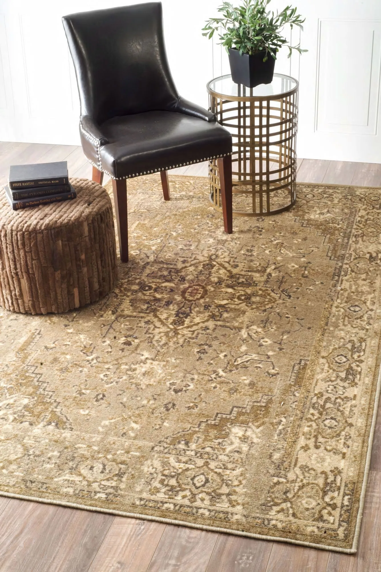 Ellie Overdyed Rubber Backed Rug(Size 220 x 150cm)