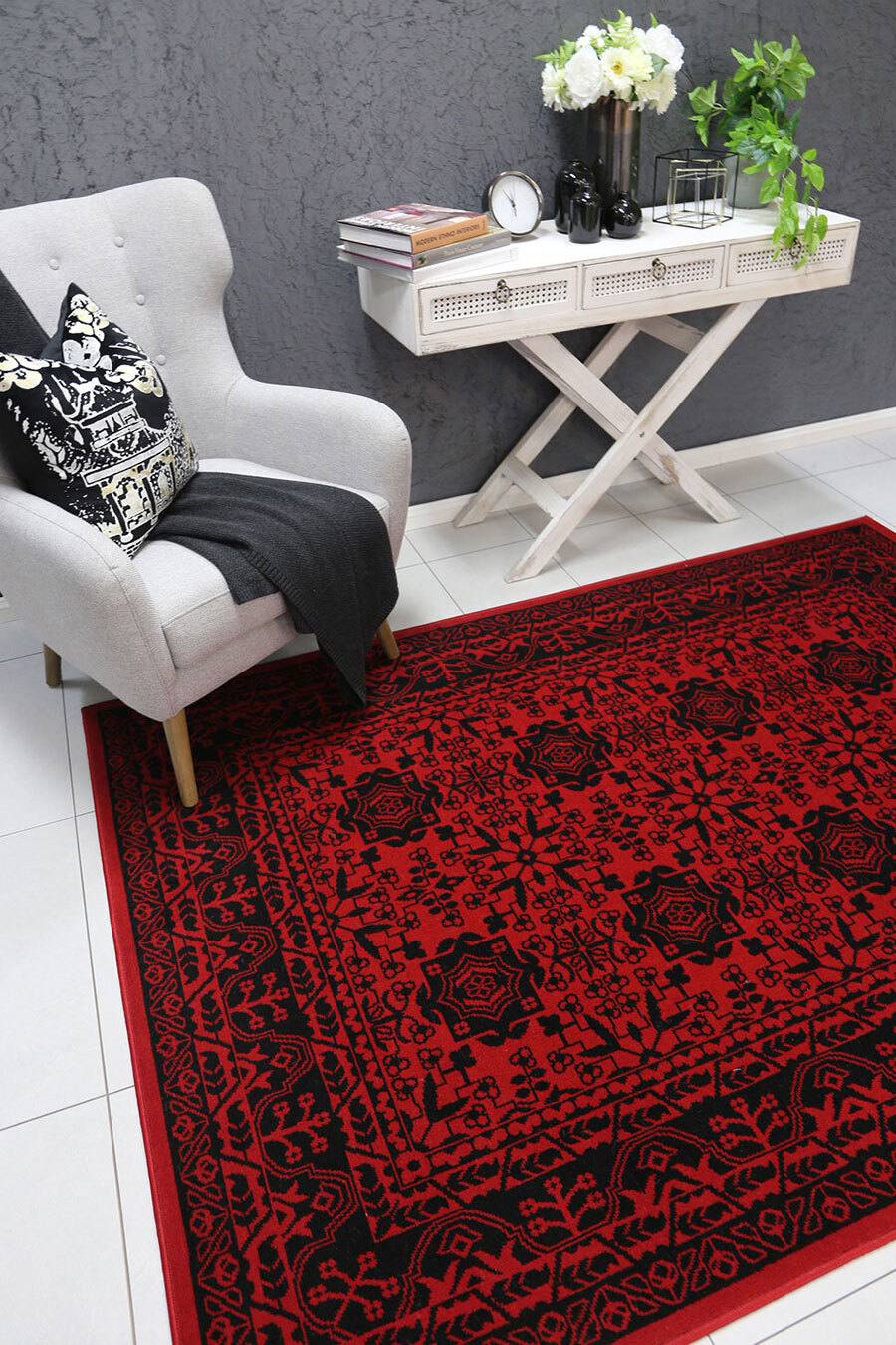 Emma Afghan Tribal Design Rug(Size 230 x 160cm)