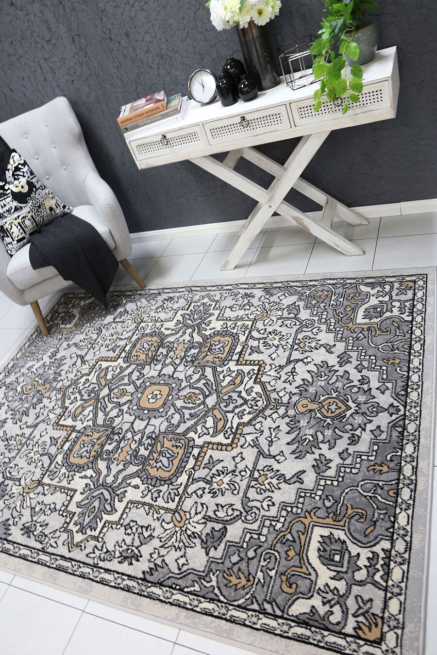 Large View Emma Traditional Rug(Size 230 x 160cm)