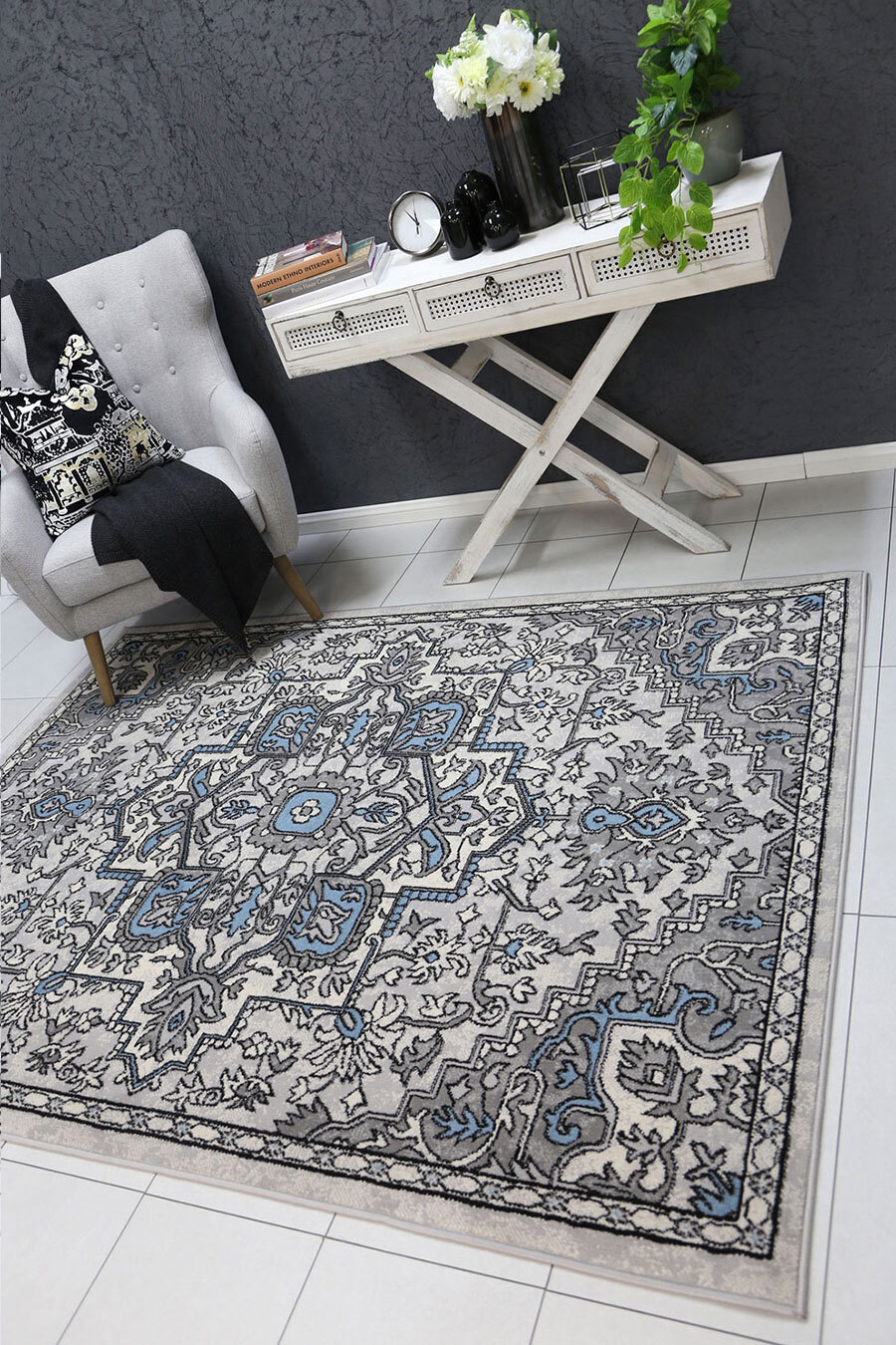 Large View Emma Traditional Rug(Size 230 x 160cm)