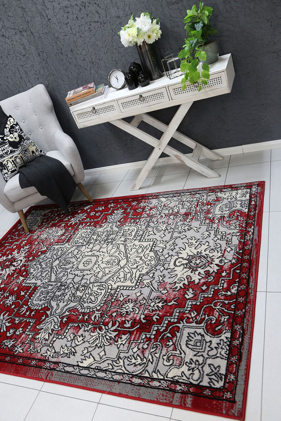 Large View Emma Traditional Rug(Size 230 x 160cm)