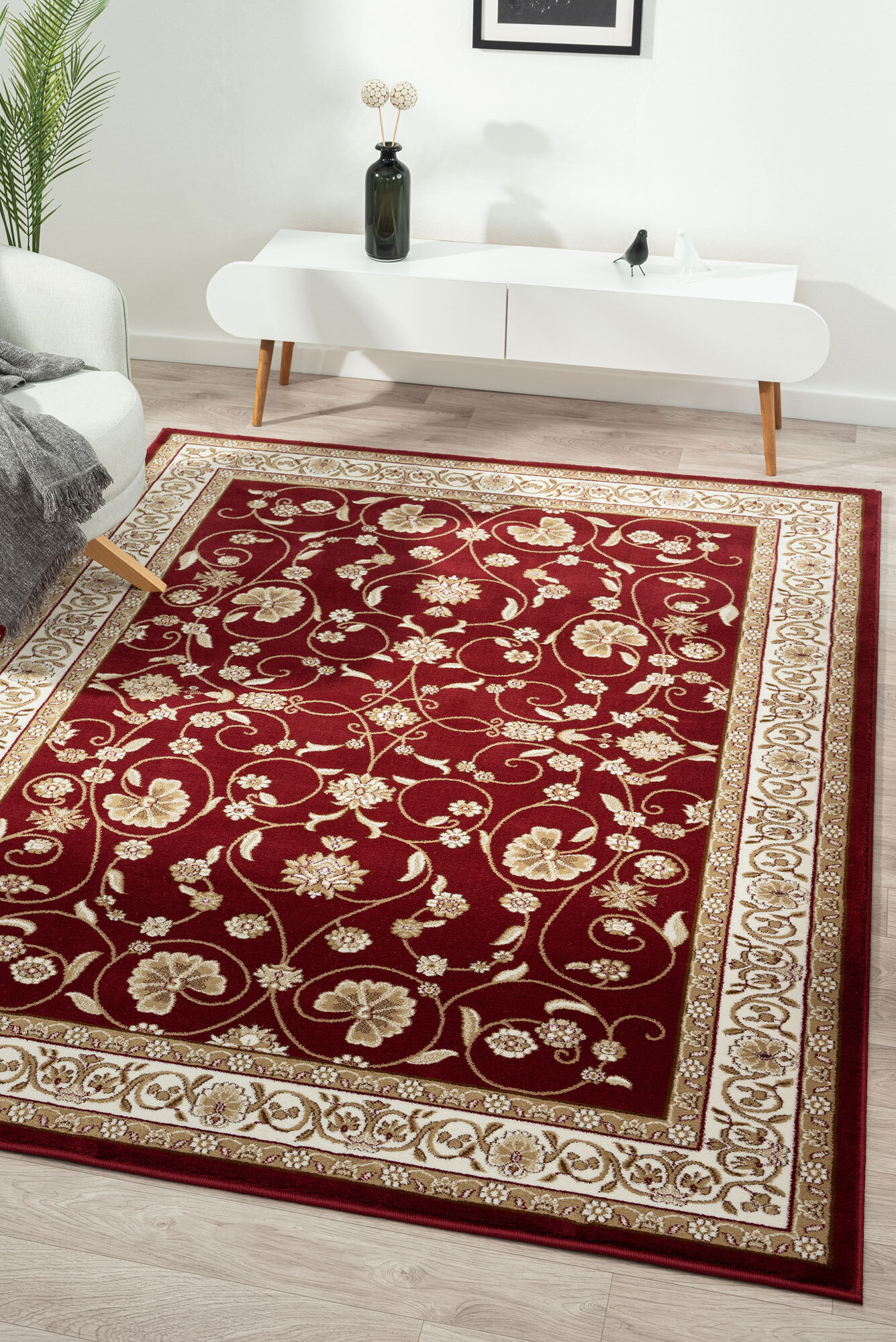 Erwin Traditional Floral Rug(Size 230 x 160cm)