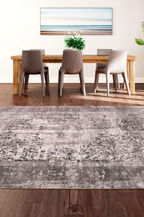 Fara Traditional Vintage Look Rug(Size 290 x 190cm)