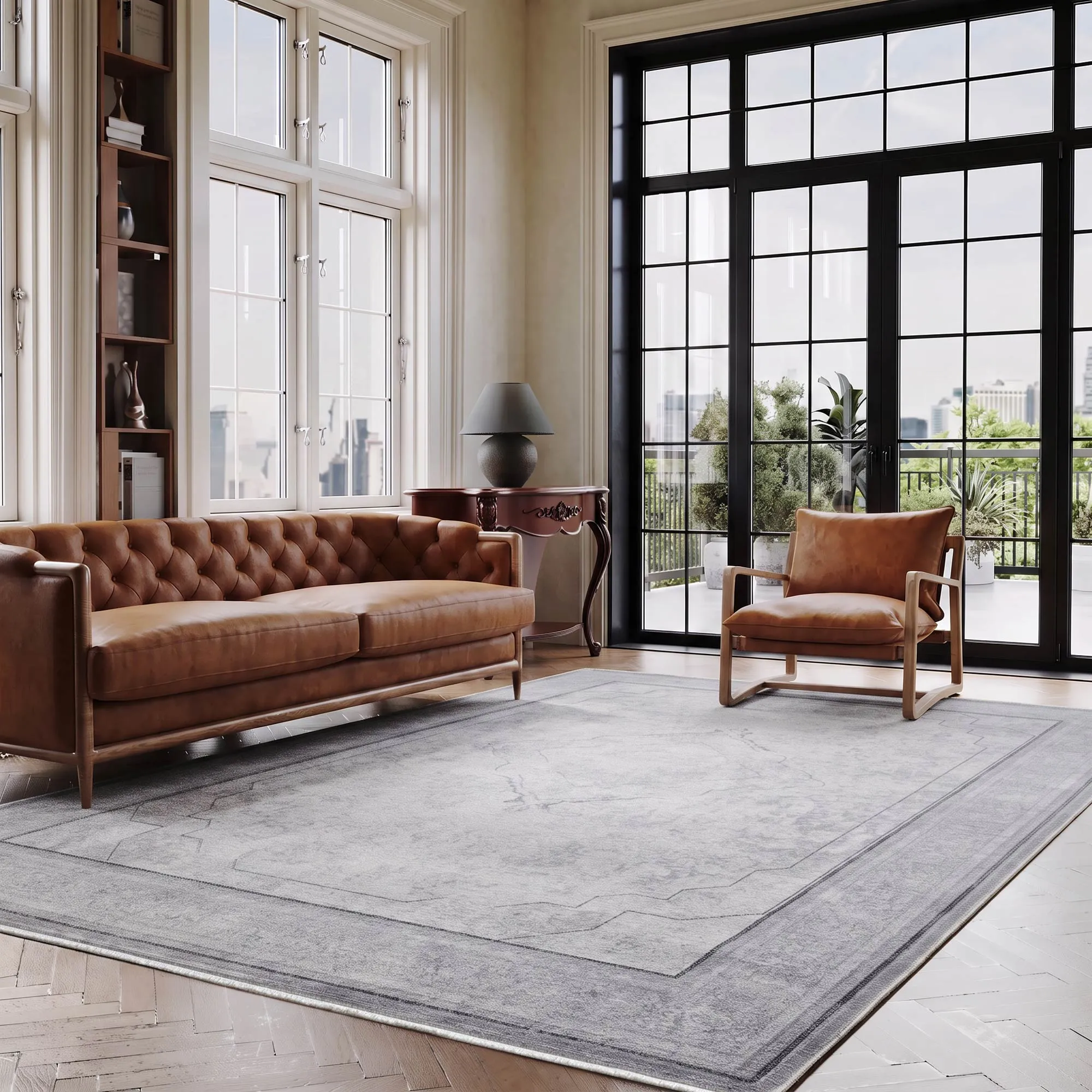 Fendi Traditional Medallion Rug