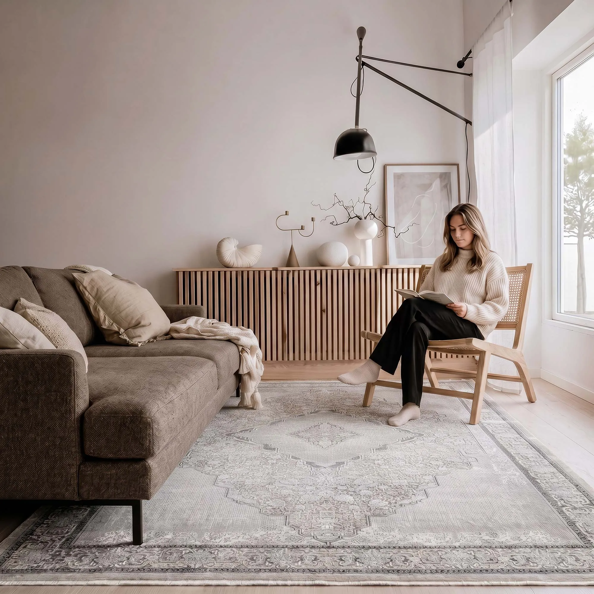 Fendi Traditional Medallion Rug