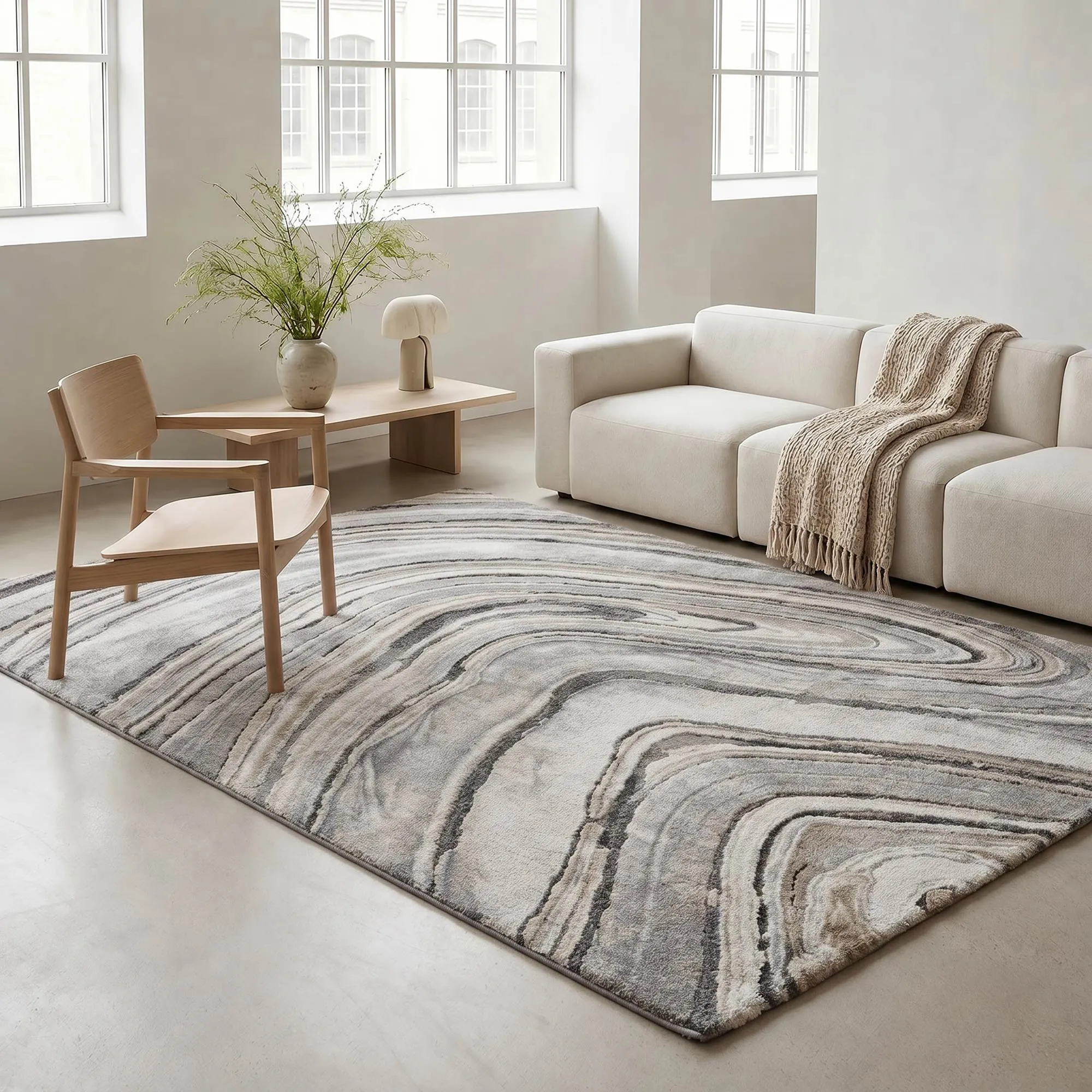 Foundation Modern Marble Rug