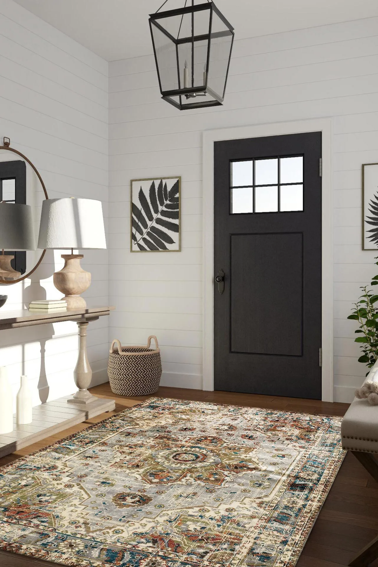 Fred Traditional Medallion Rug(Size 220 x 150cm)