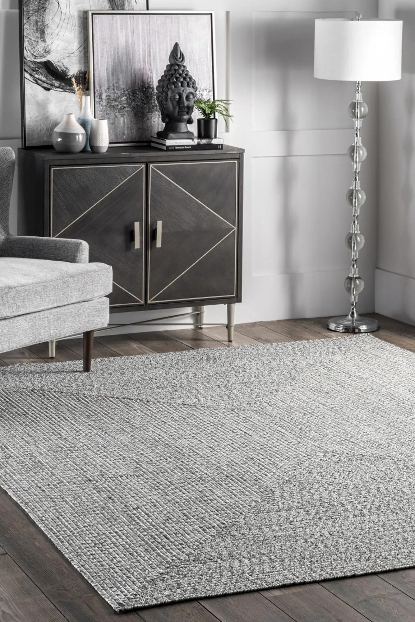 San Pietro Plain Hand Braided Rug(Size 170 x 120cm)