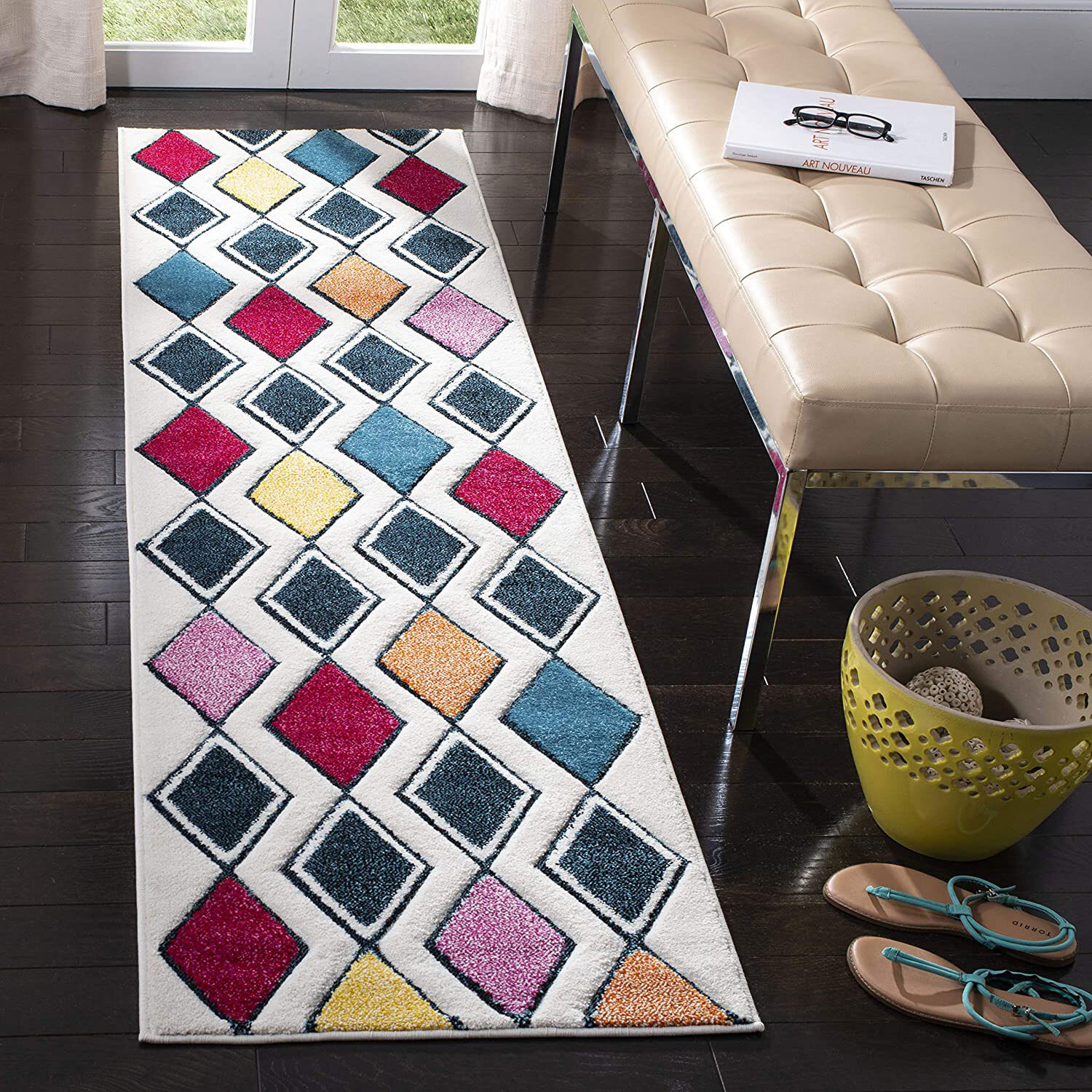 Large View Freya Modern Harlequin Rug