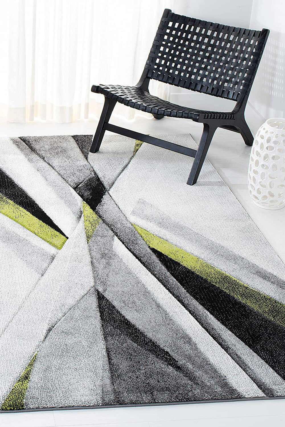Large View Freya Modern Abstract Carved Rug(Size 220 x 150cm)