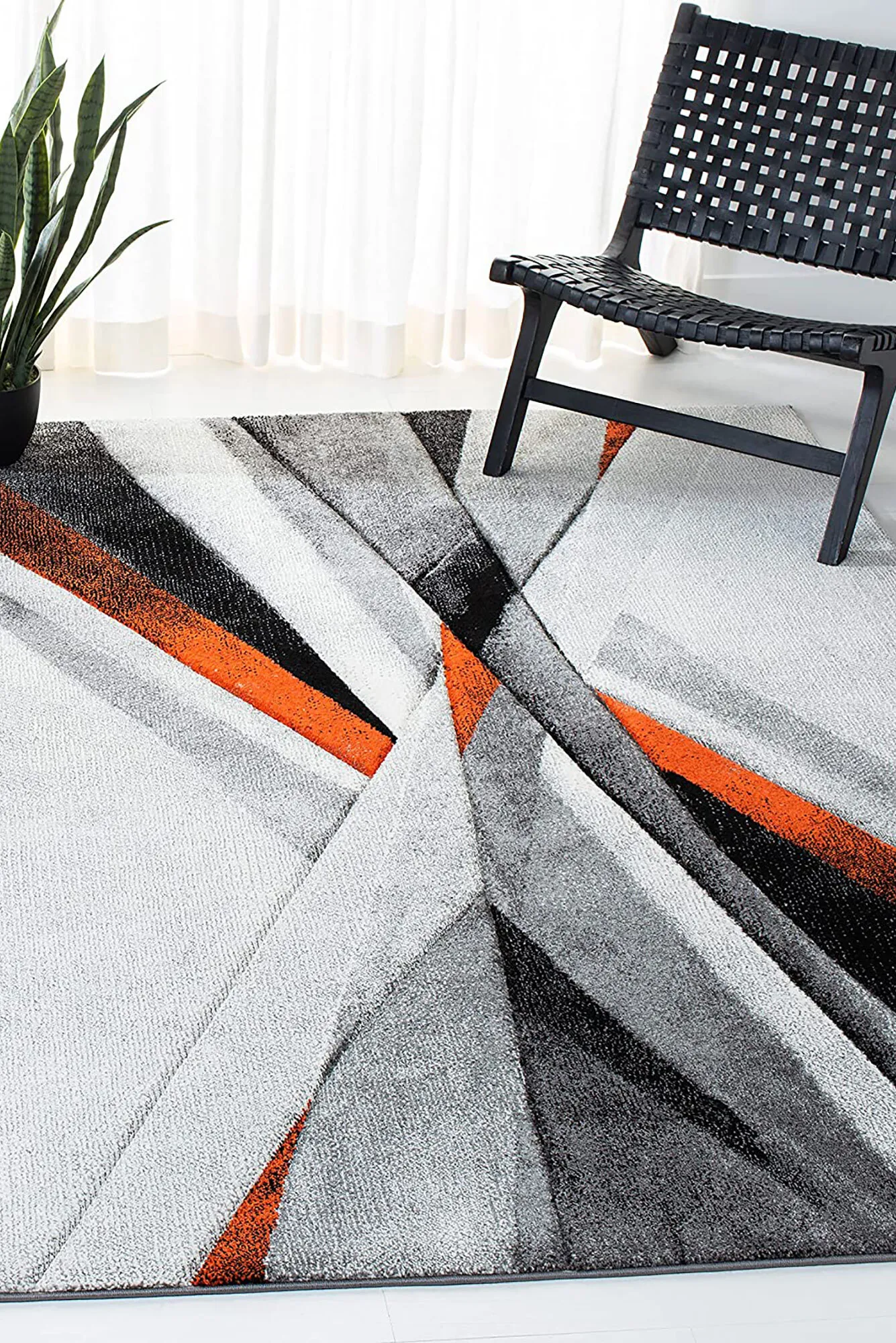 Freya Modern Carved Abstract Rug(Size 220 x 150cm)