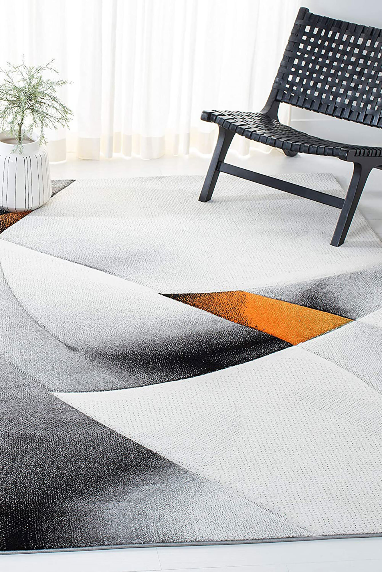 Freya Modern Carved Abstract Rug(Size 220 x 150cm)