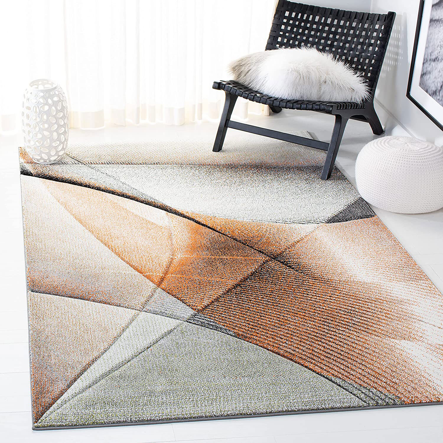 Freya Wavy Modern Abstract Rug(Size 160 x 120cm)