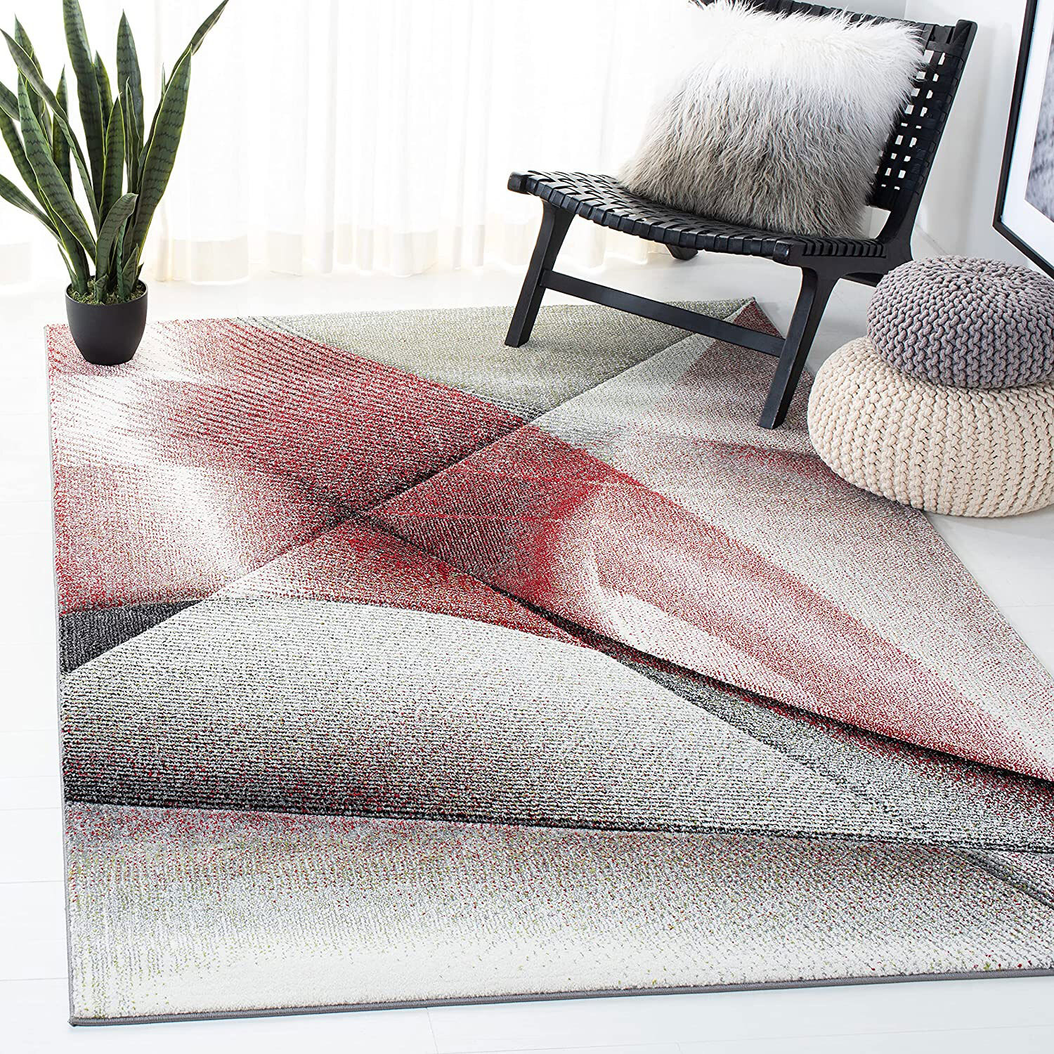 Large View Freya Modern Wavy Abstract Rug