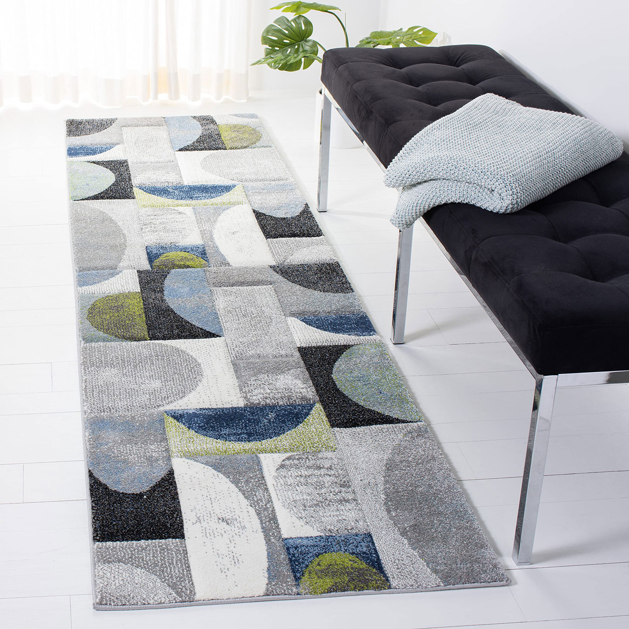 Large View Freya Modern Circle Pattern Rug