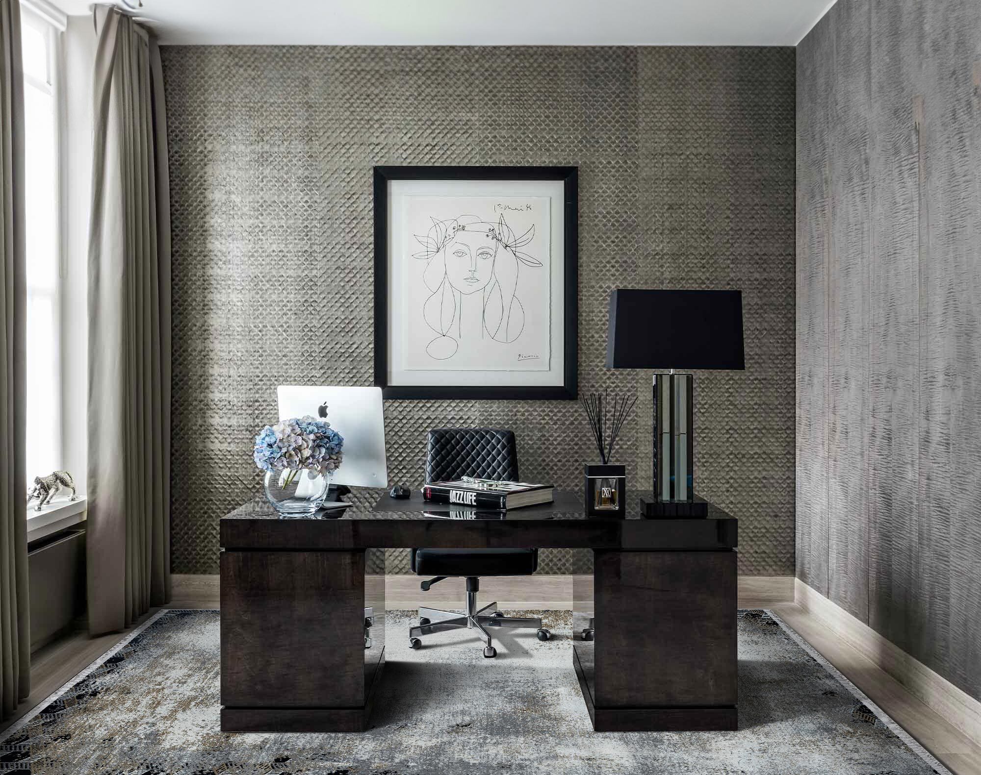 Large View Galaxy Contemporary Rug